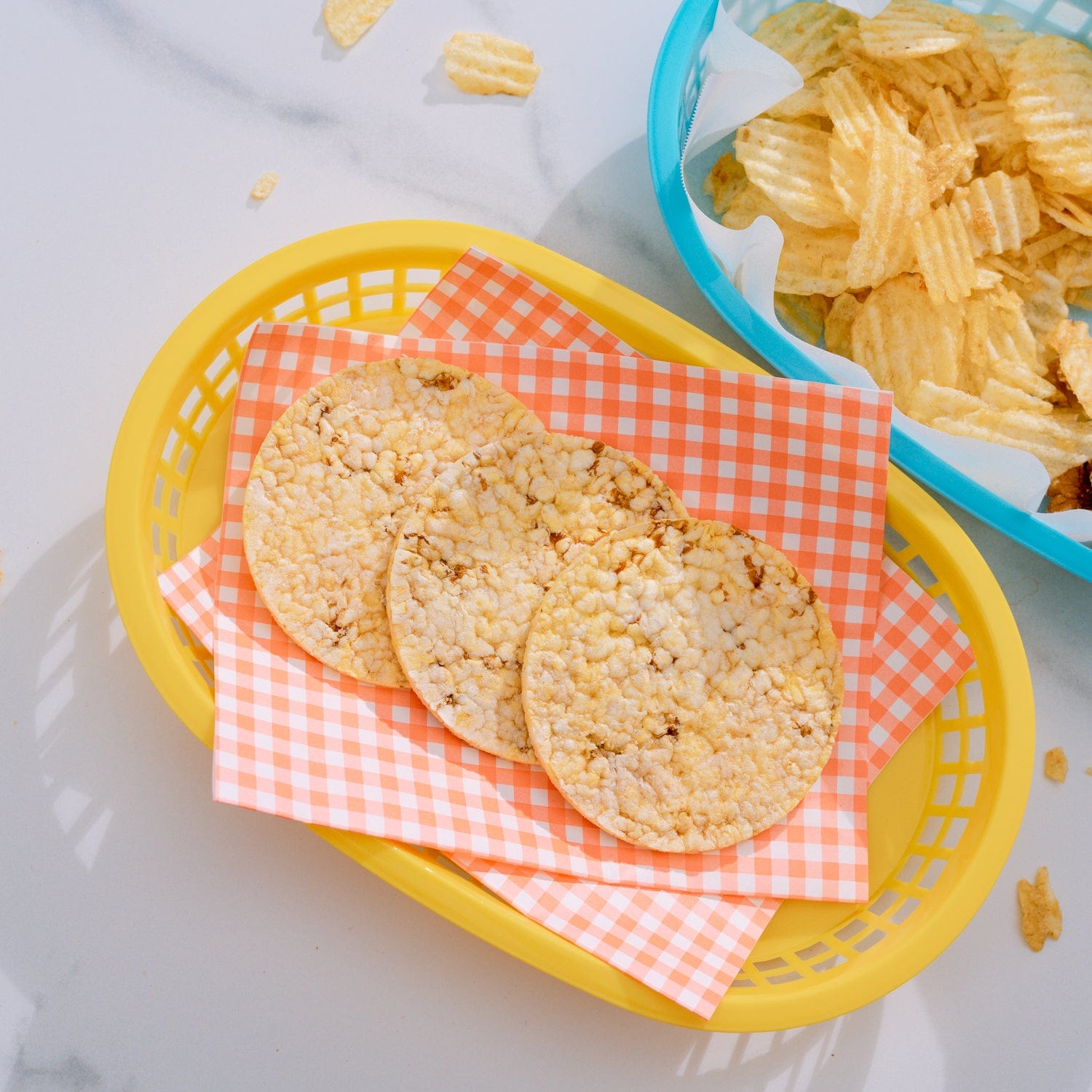 3 Pcs Cook Easy Oval Plastic Snack Baskets - 04