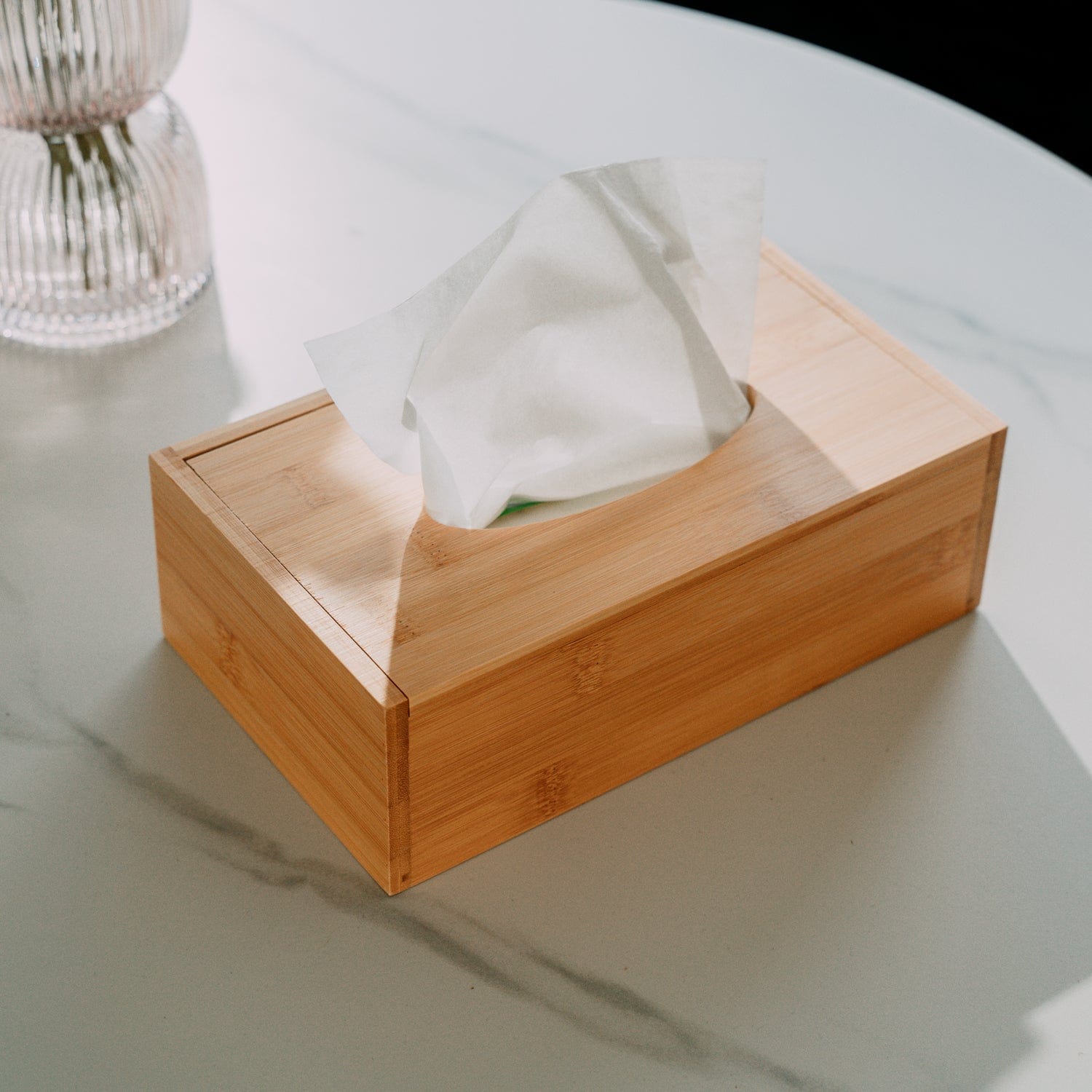 Bamboo Tissue Box - 04
