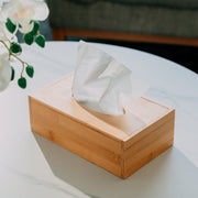 Bamboo Tissue Box - 01