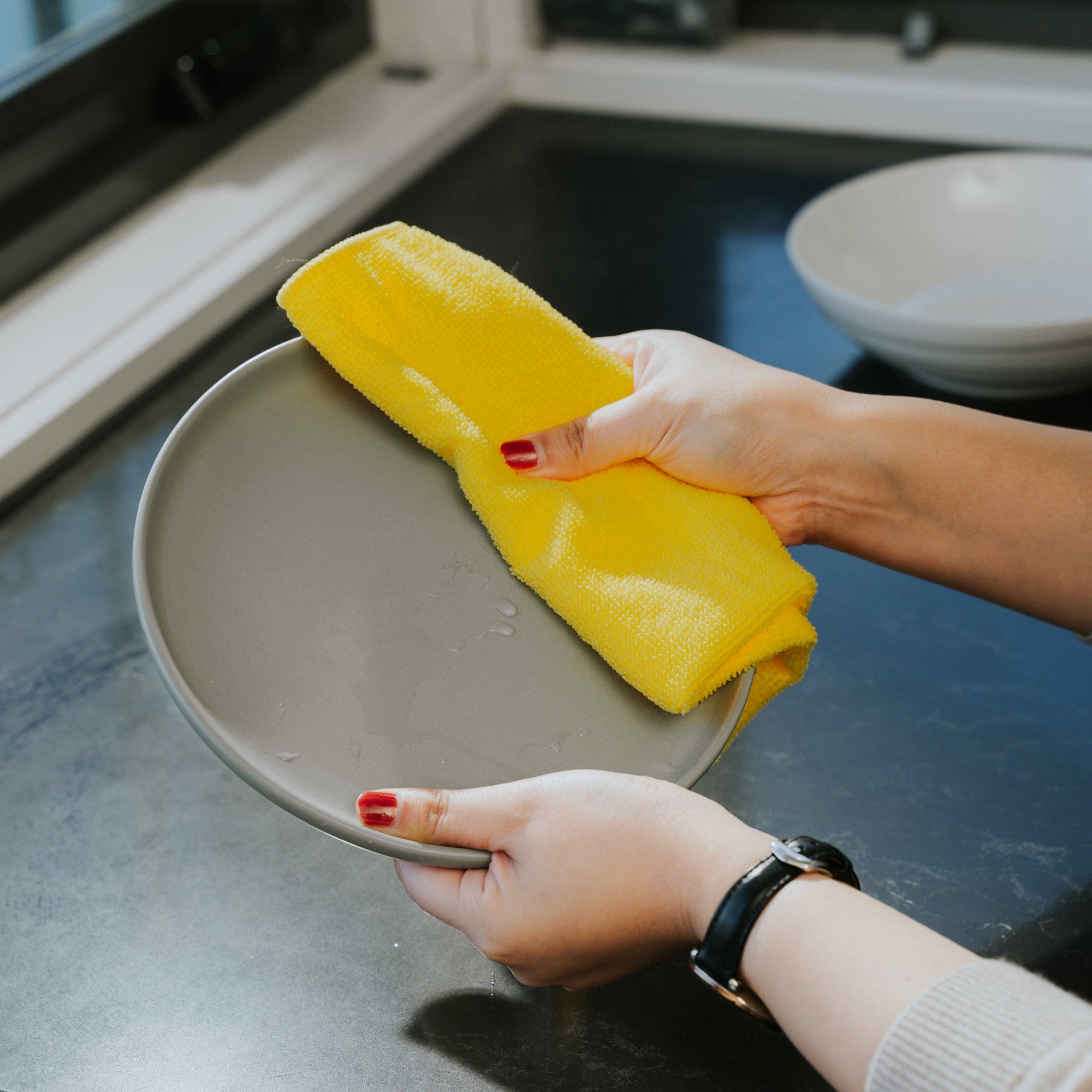 10 Pcs Spiffy 40Cm Smart Microfibre Dusting Super Absorbent Kitchen Cloths - 03
