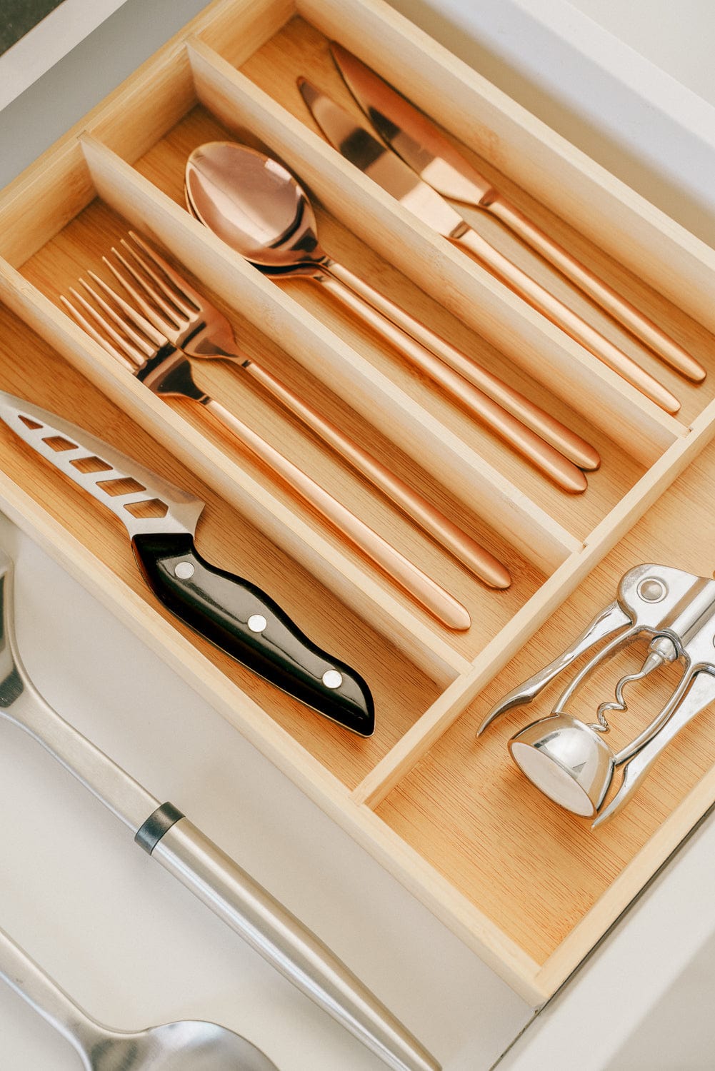 Bamboo Cutlery Tray - 03