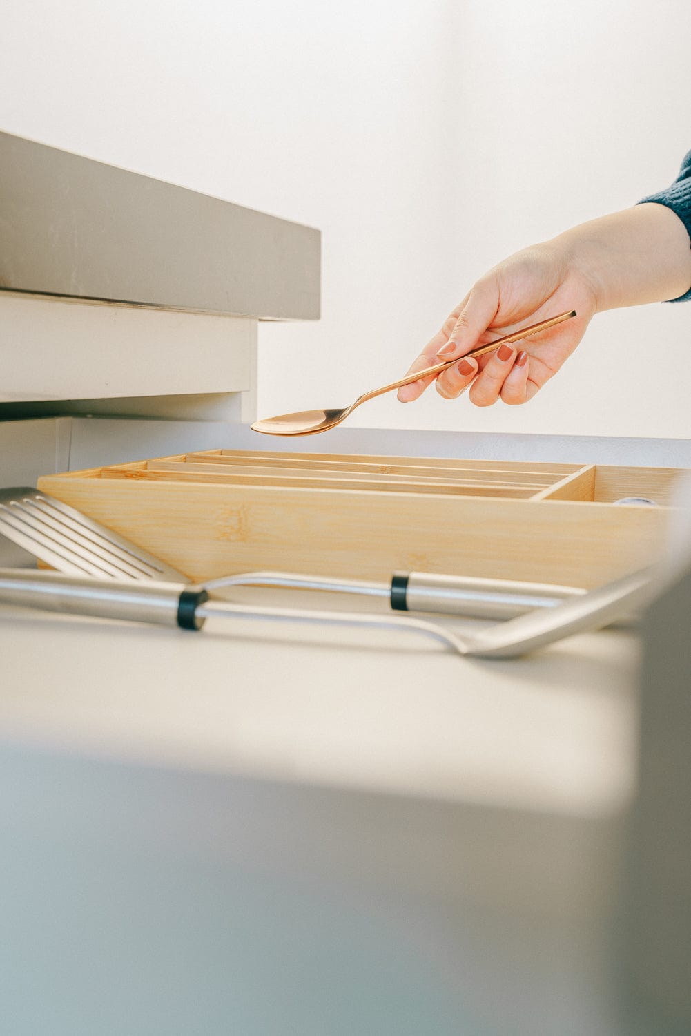 Bamboo Cutlery Tray - 04