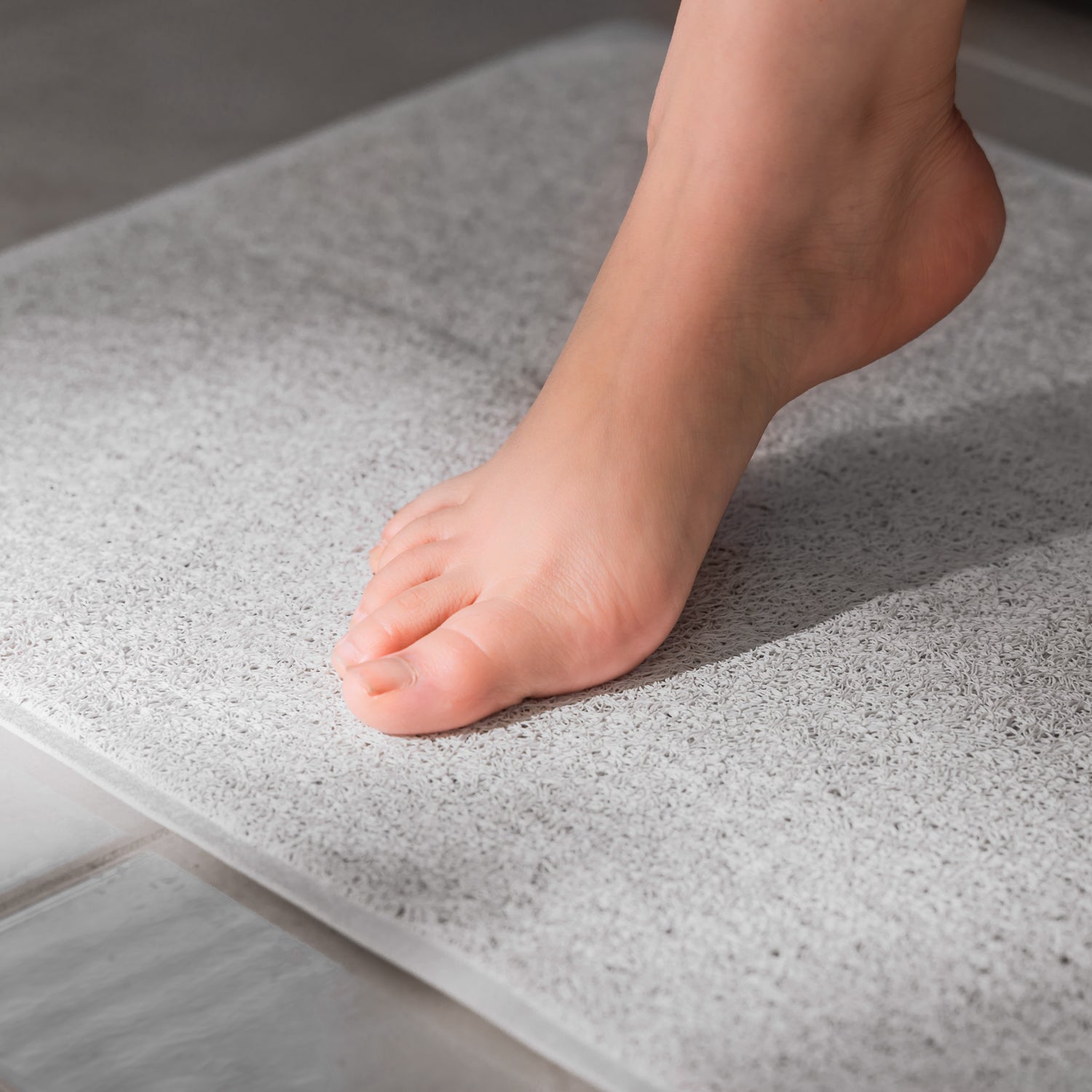 2 Pcs Premium Non Slip Loofah Shower Mat Bathroom Safe 75 X 44 Cm - 05