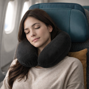 Deluxe Mircobead Travel Pillow - Black