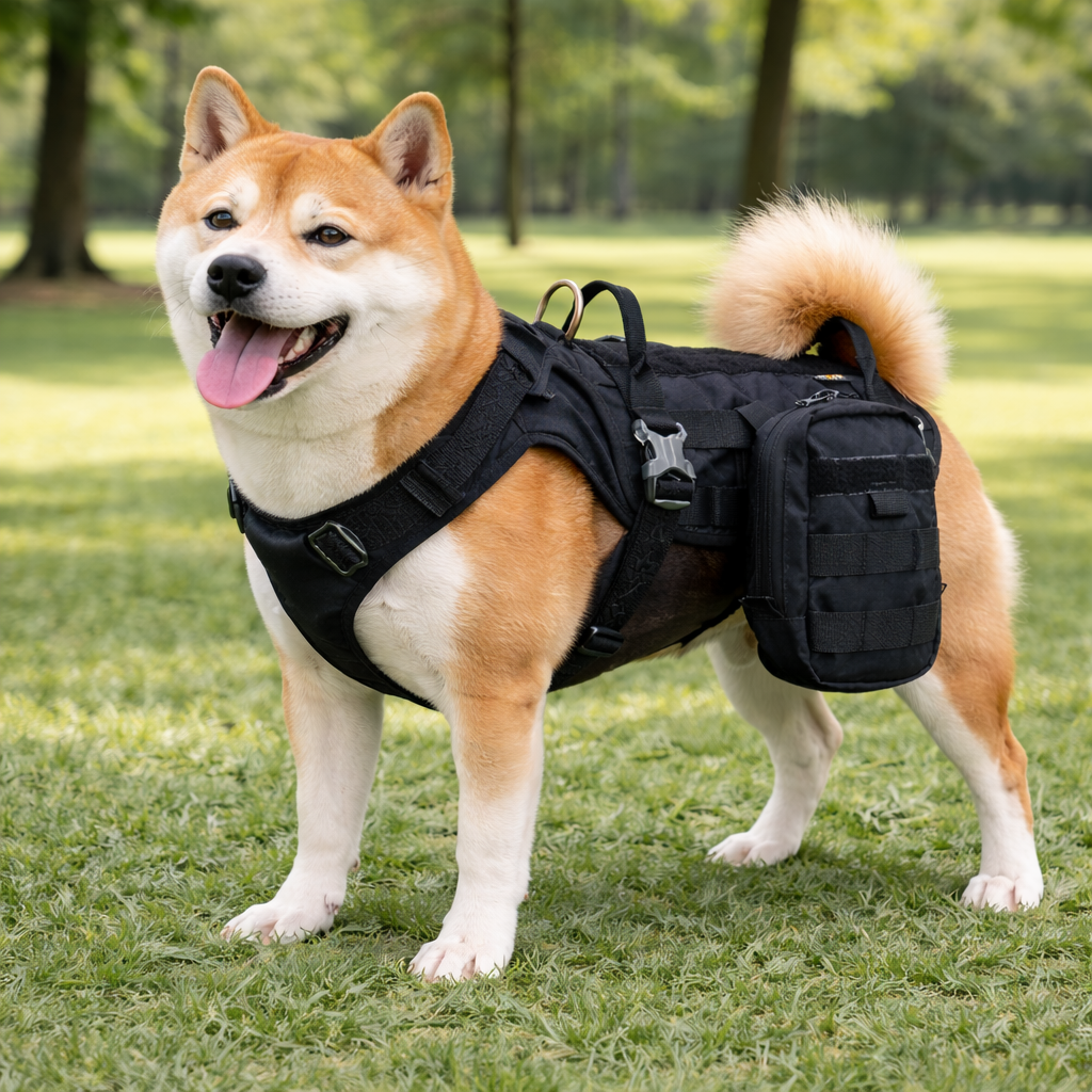 Dog Pet Harness (M) - Black