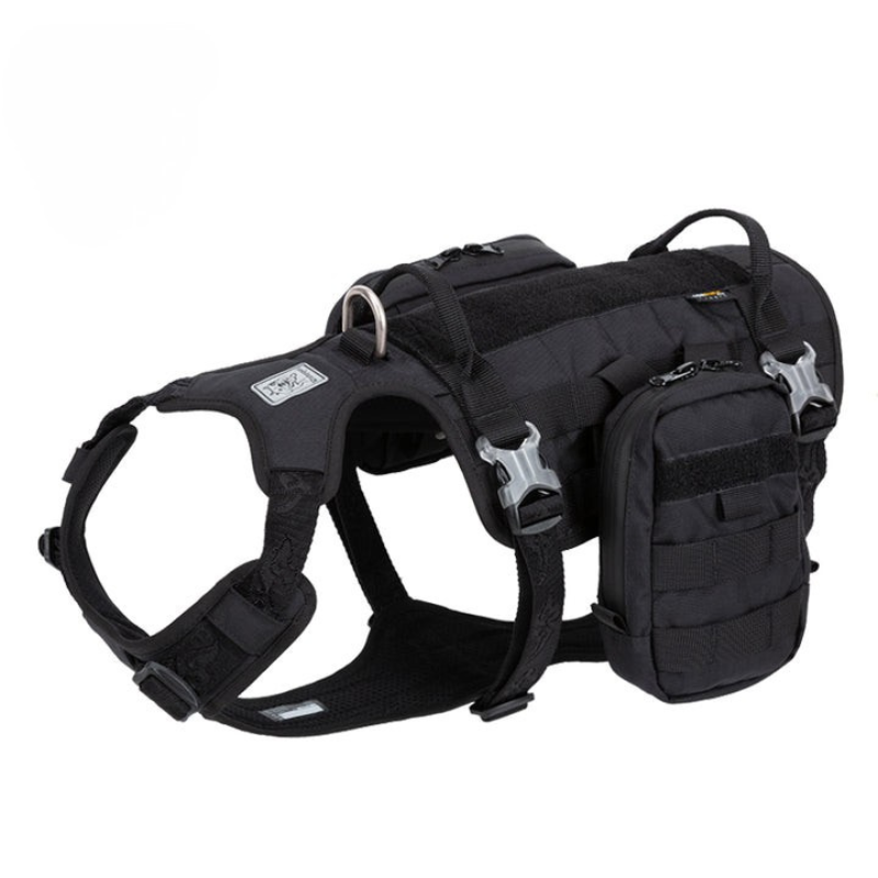 Dog Military Pet Harness (L) - Black