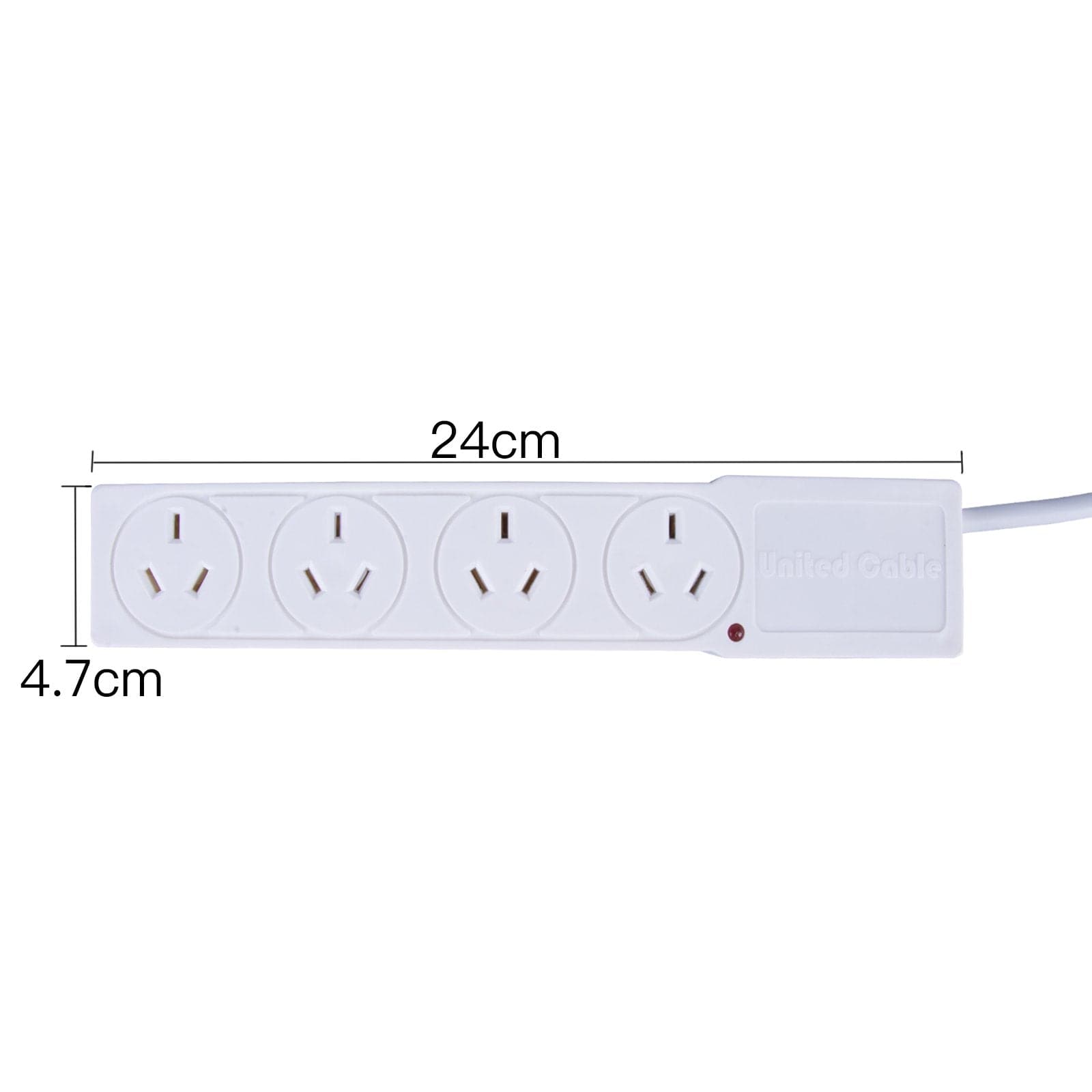 4 Outlet Powerboard With Surge Protection 1M Lead Cable - 11
