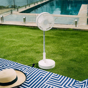 Folding Telescopic 45W Portable Heighttilt Adjustable Rechargeable Cordless Fan - 05