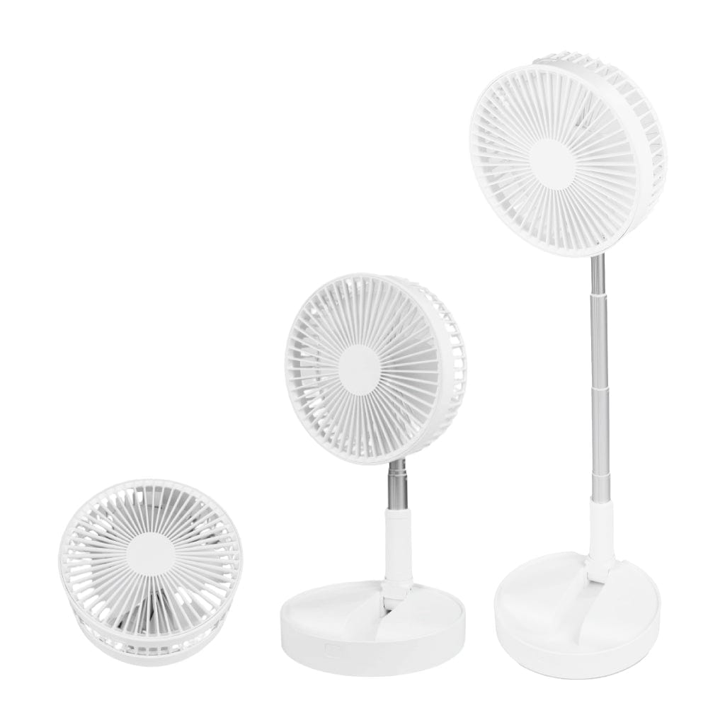 Folding Telescopic 45W Portable Heighttilt Adjustable Rechargeable Cordless Fan - 01