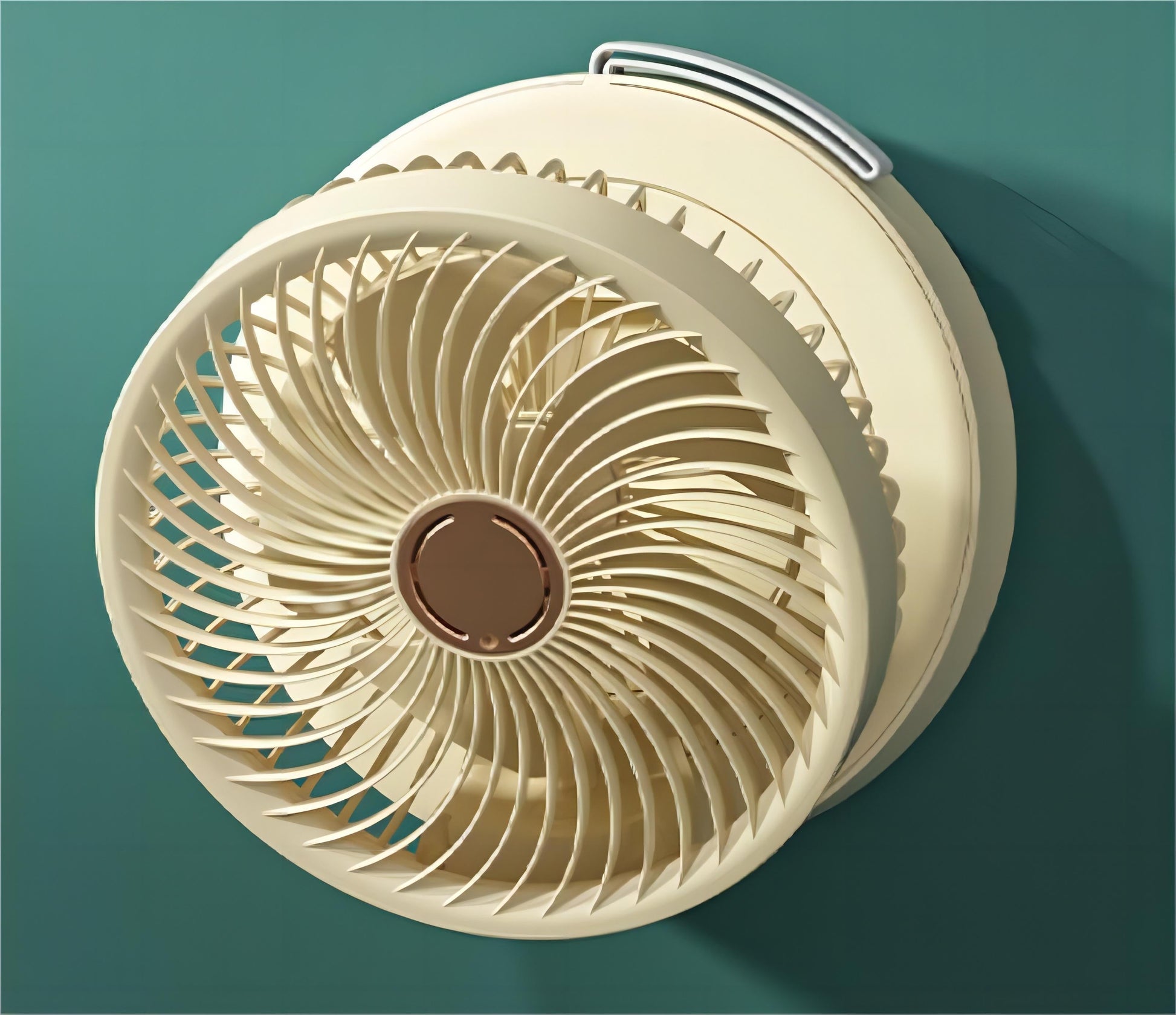 Usb Rechargeable Auto Oscillation Cordless Fan With Remote Night Light - 04