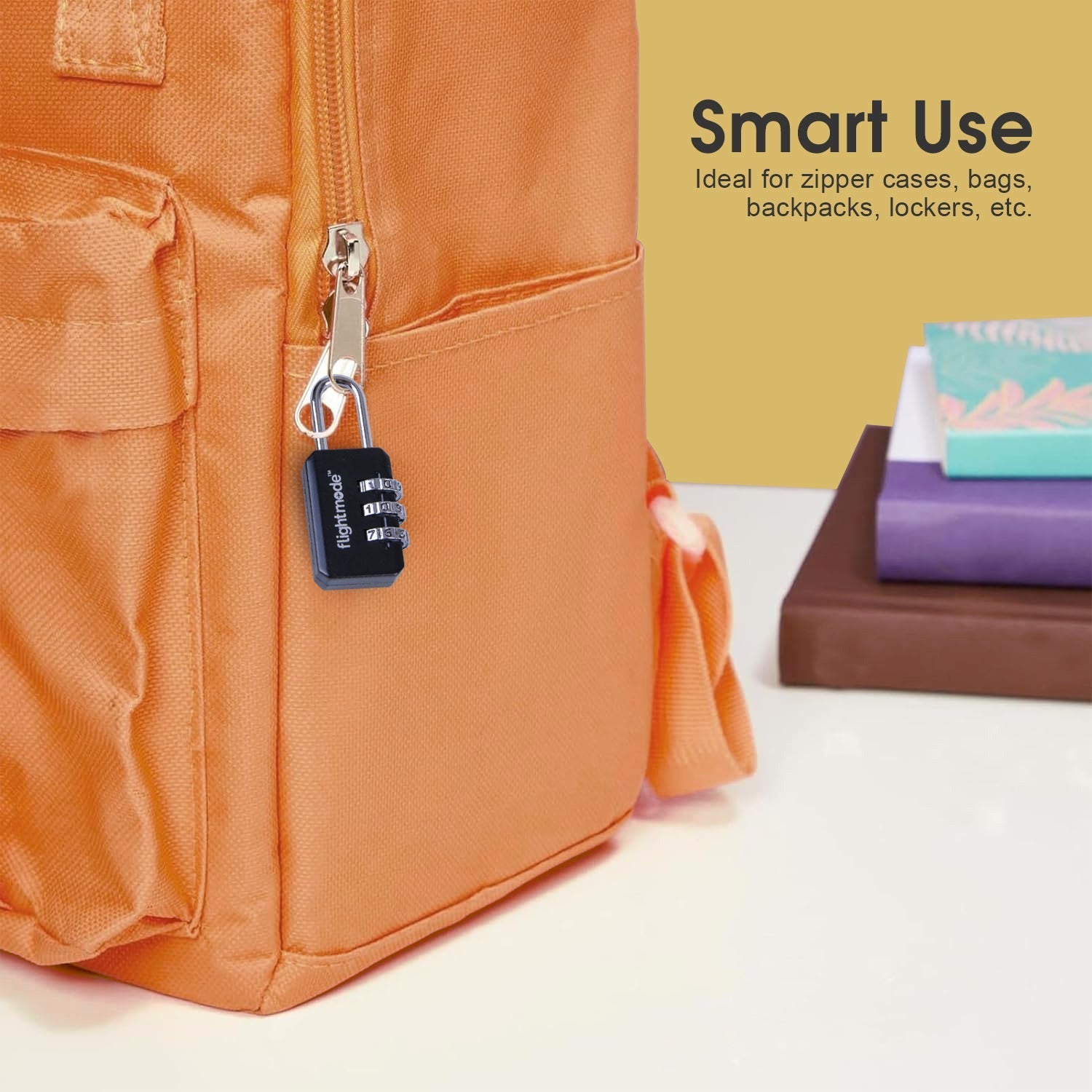 2 Pcs Combination 3 Dial Smooth Padlocks - 06