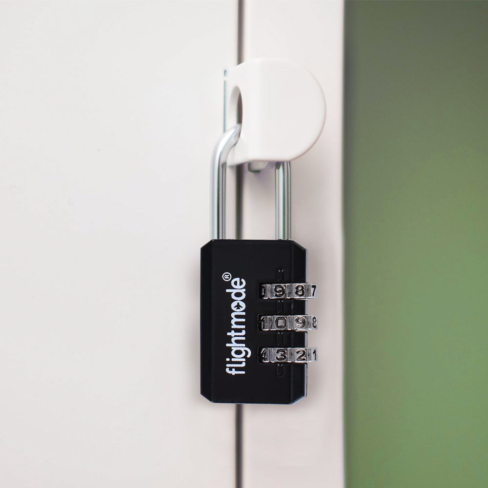 2 Pcs Combination 3 Dial Smooth Padlocks - 07