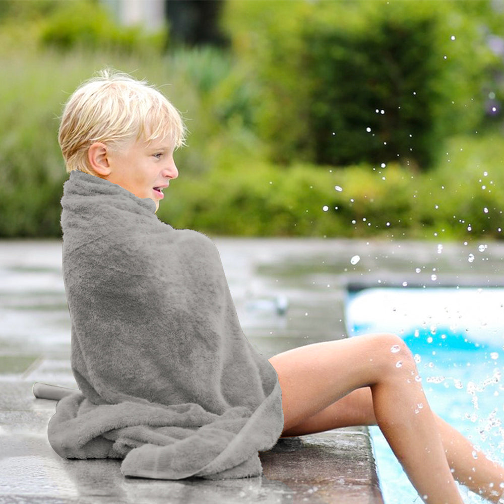 Microfibre Travel Towel Grey - 06