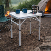 Folding Camping Table 60CM Adjustable Portable Outdoor Picnic Desk