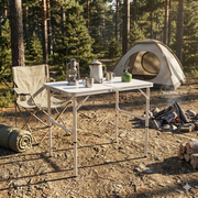 Folding and Adjustable Portable Outdoor Table