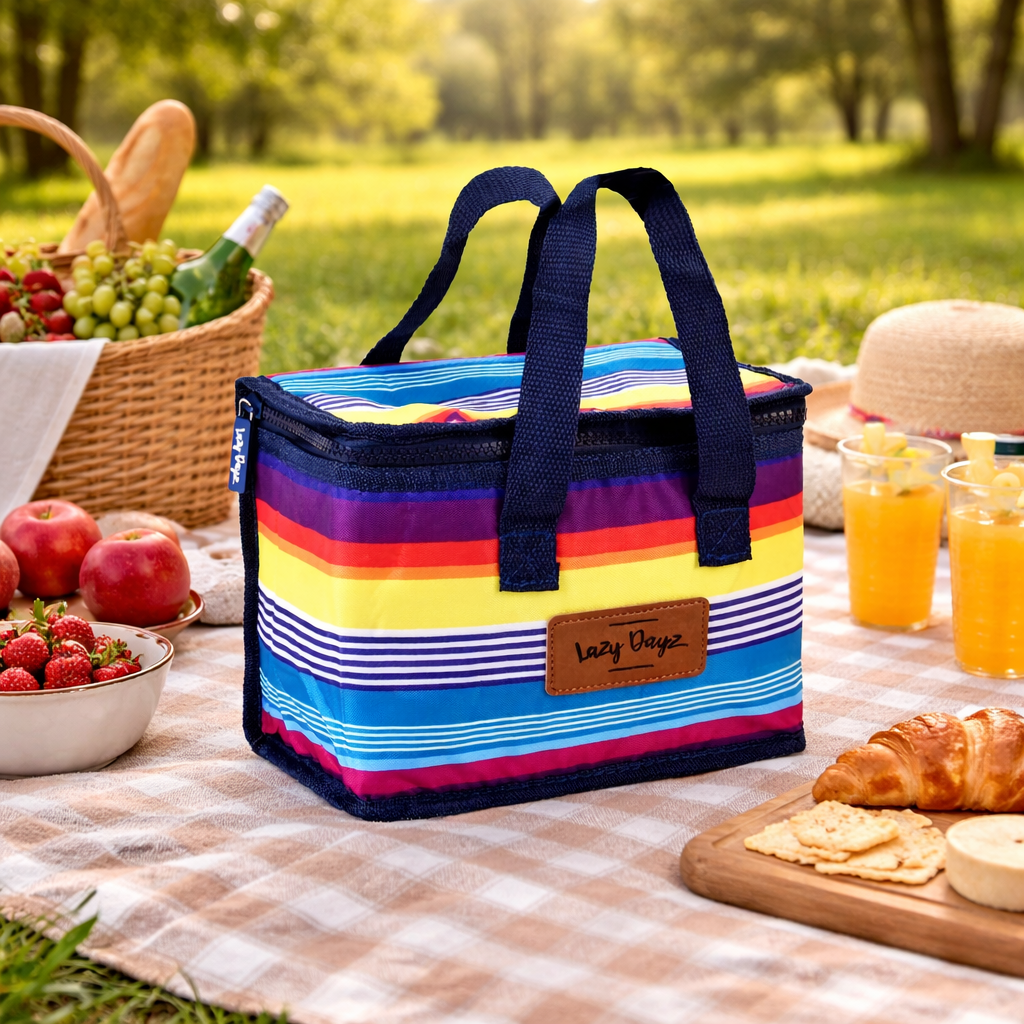 Food Safe Insulated Kids Lunch Box Cooler - Rainbow