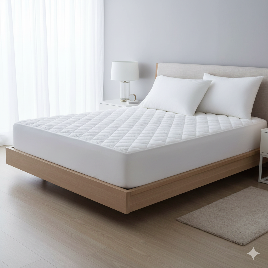 40CM Fully Fitted Waterproof Microfiber Mattress Protector - Queen