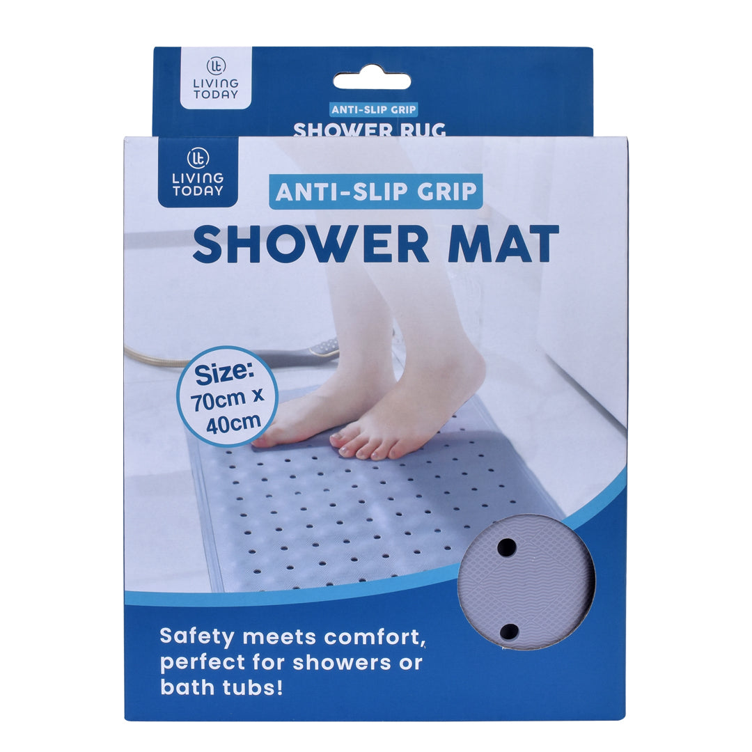 2 Pcs 7040 Cm Antislip Grip Shower Mat Quickdry Bath Mat With 100 Suction Cups - 15