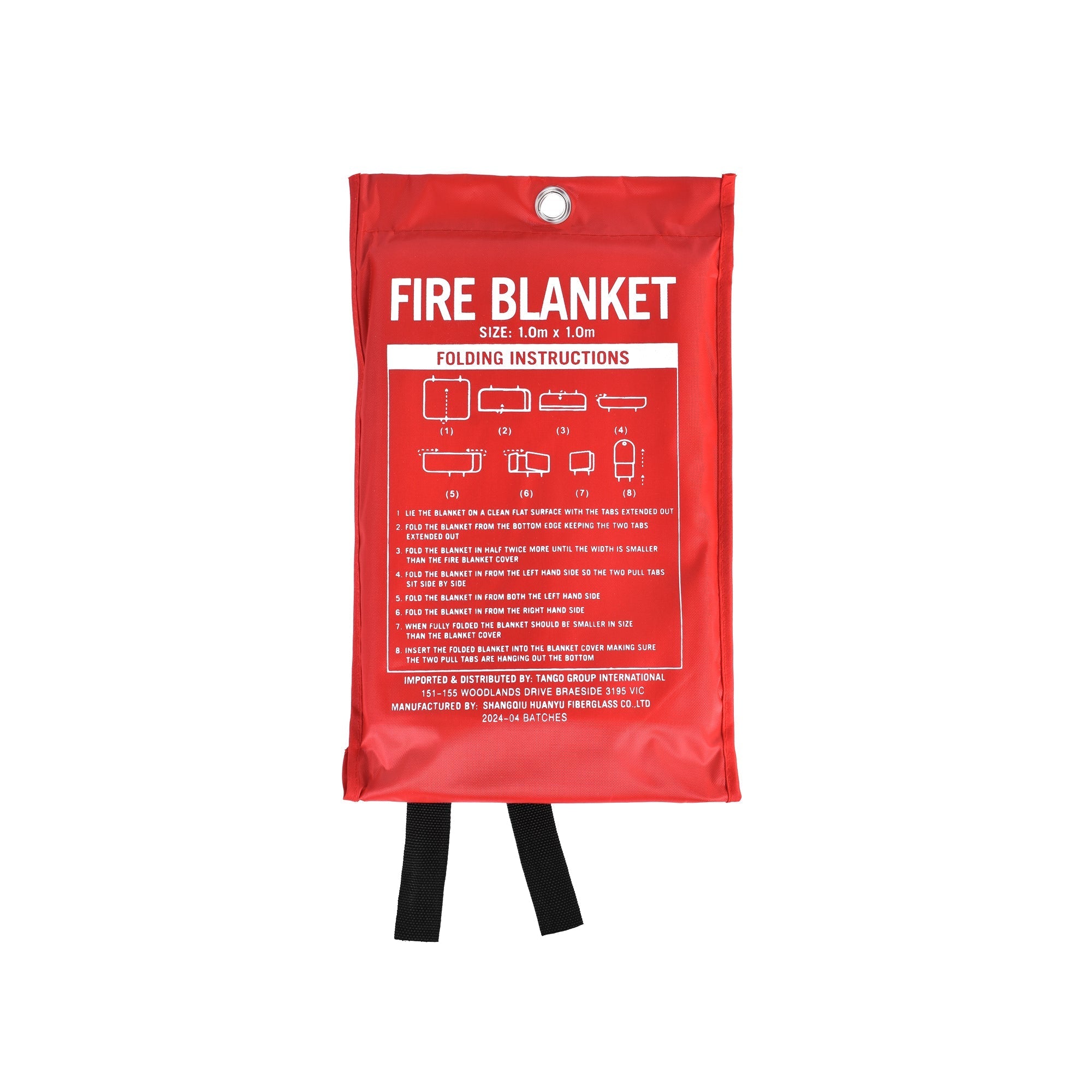 Fibreglass Fire Extinguishing Blanket For Home Car Boat Caravan Safety 1M X 1M - 01