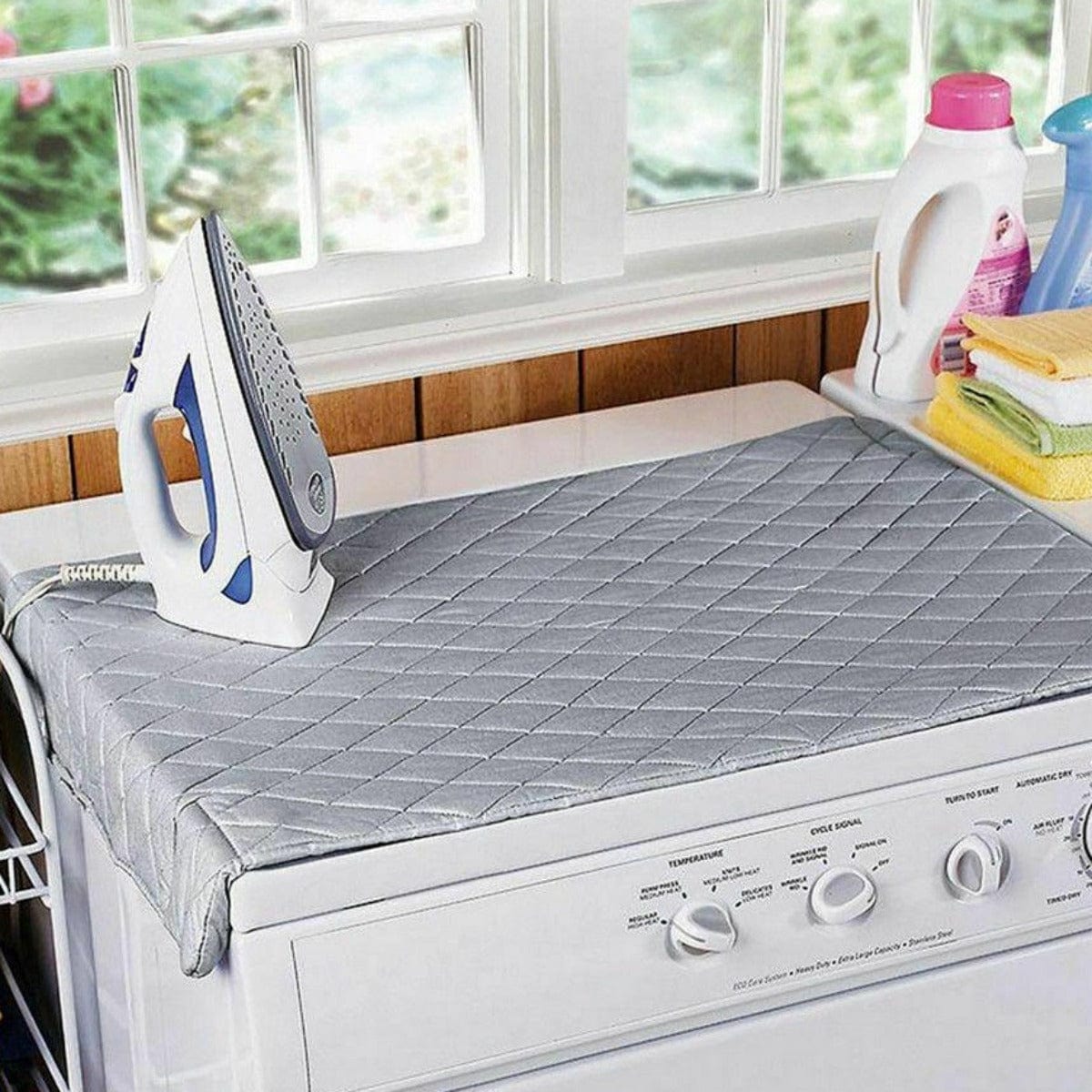 Iron Anywhere Portable Foldable Ironing Mat With Heat Protecting Pressing Pad - 02