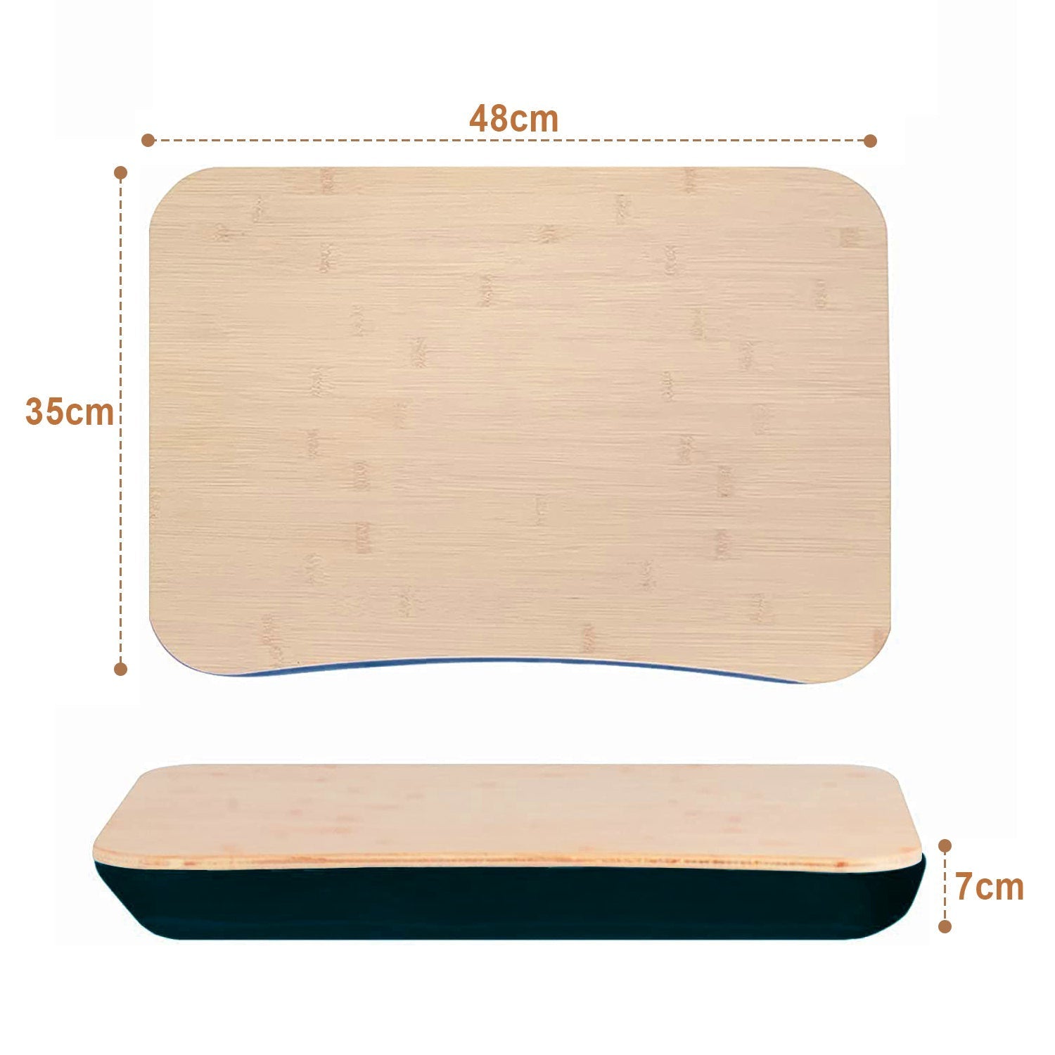 Portable Bamboo Laptop Pc Table Lap Tray Workstation - 10