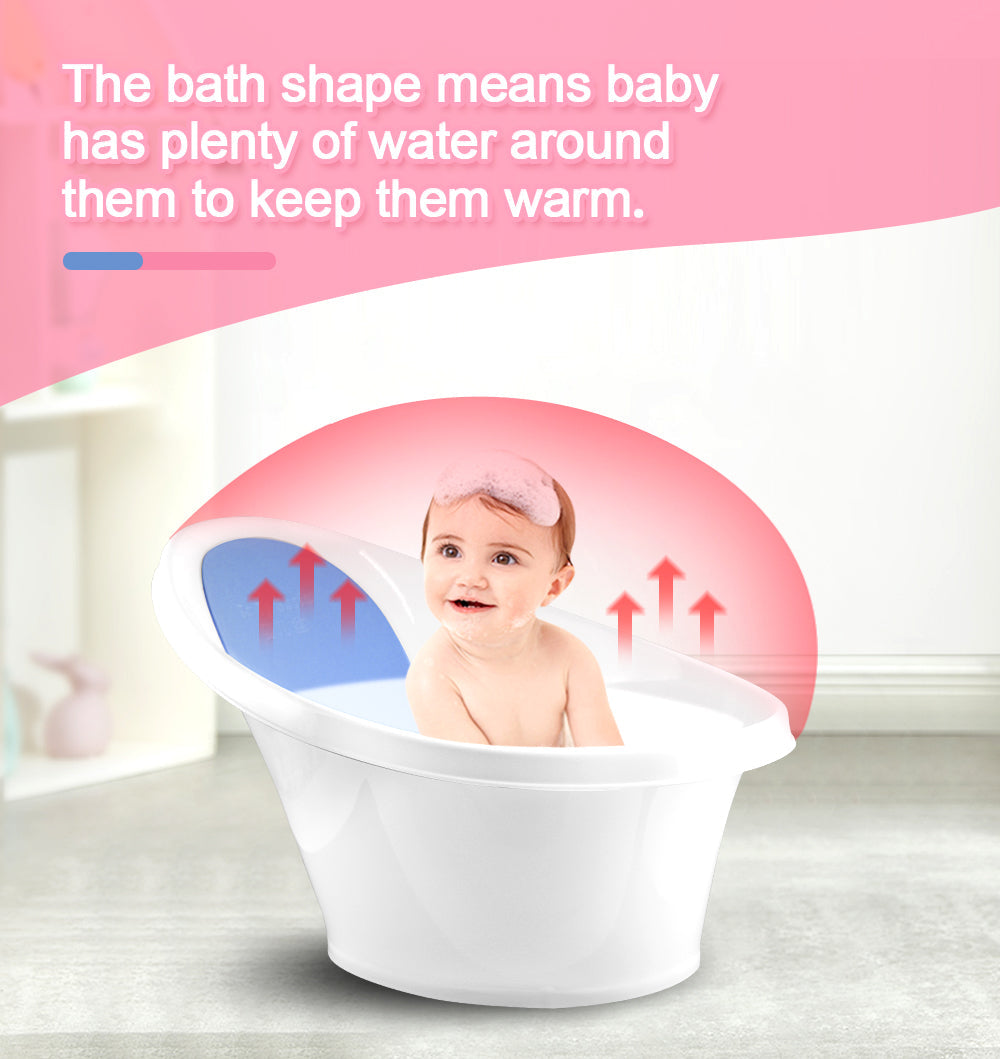 Blue Baby Bath With Backrest & Bum Bump Support-2006732771409661959