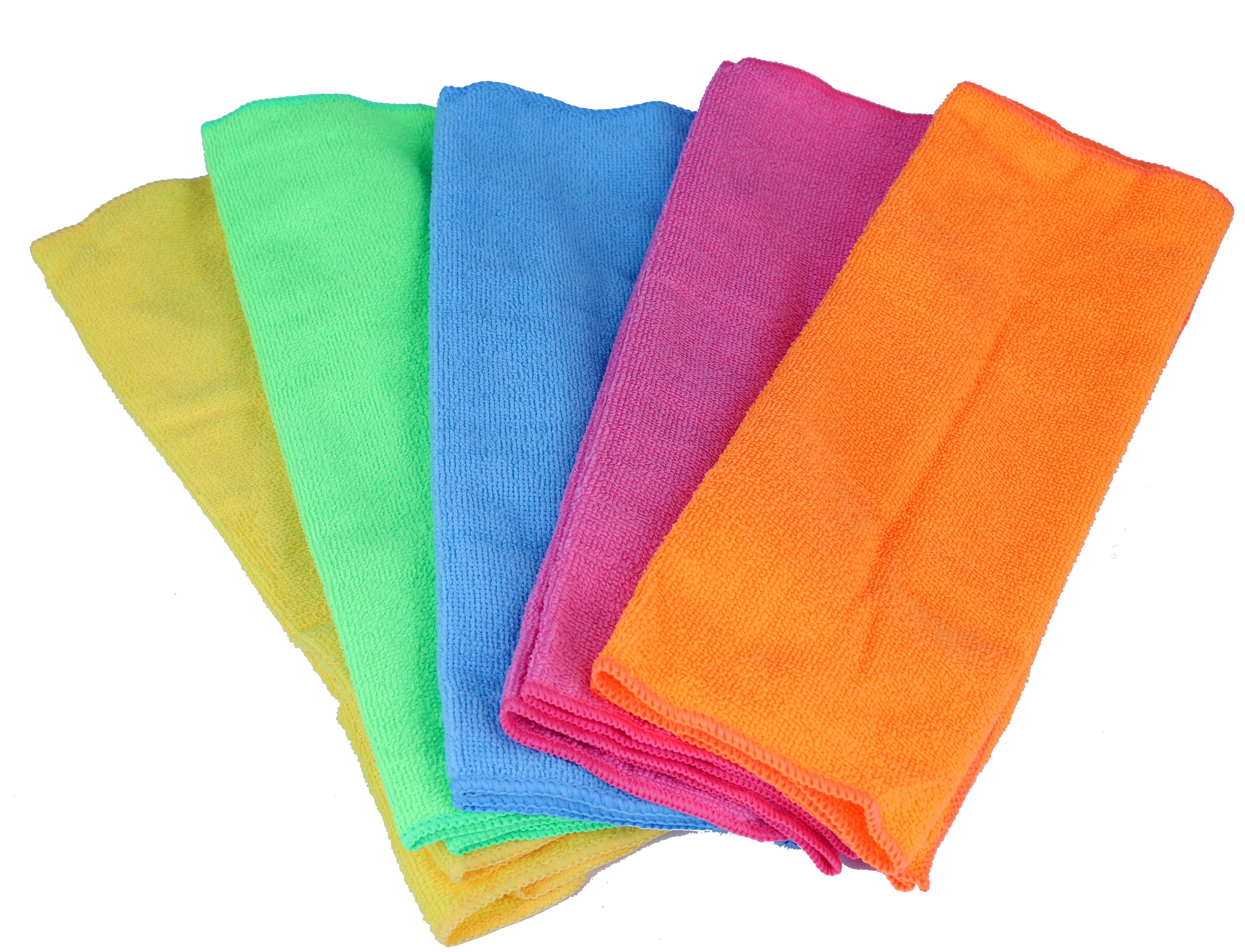 10 Pcs Spiffy 40Cm Smart Microfibre Dusting Super Absorbent Kitchen Cloths - 09