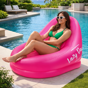 Jumbo Inflatable Chair Tube Floats Pool - Pink