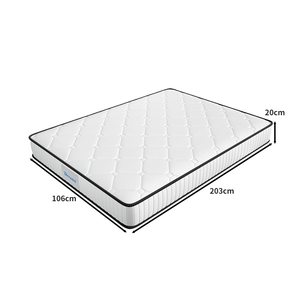 Dreamz Spring Mattress Bed Pocket Tight King Single-1954802848839634946