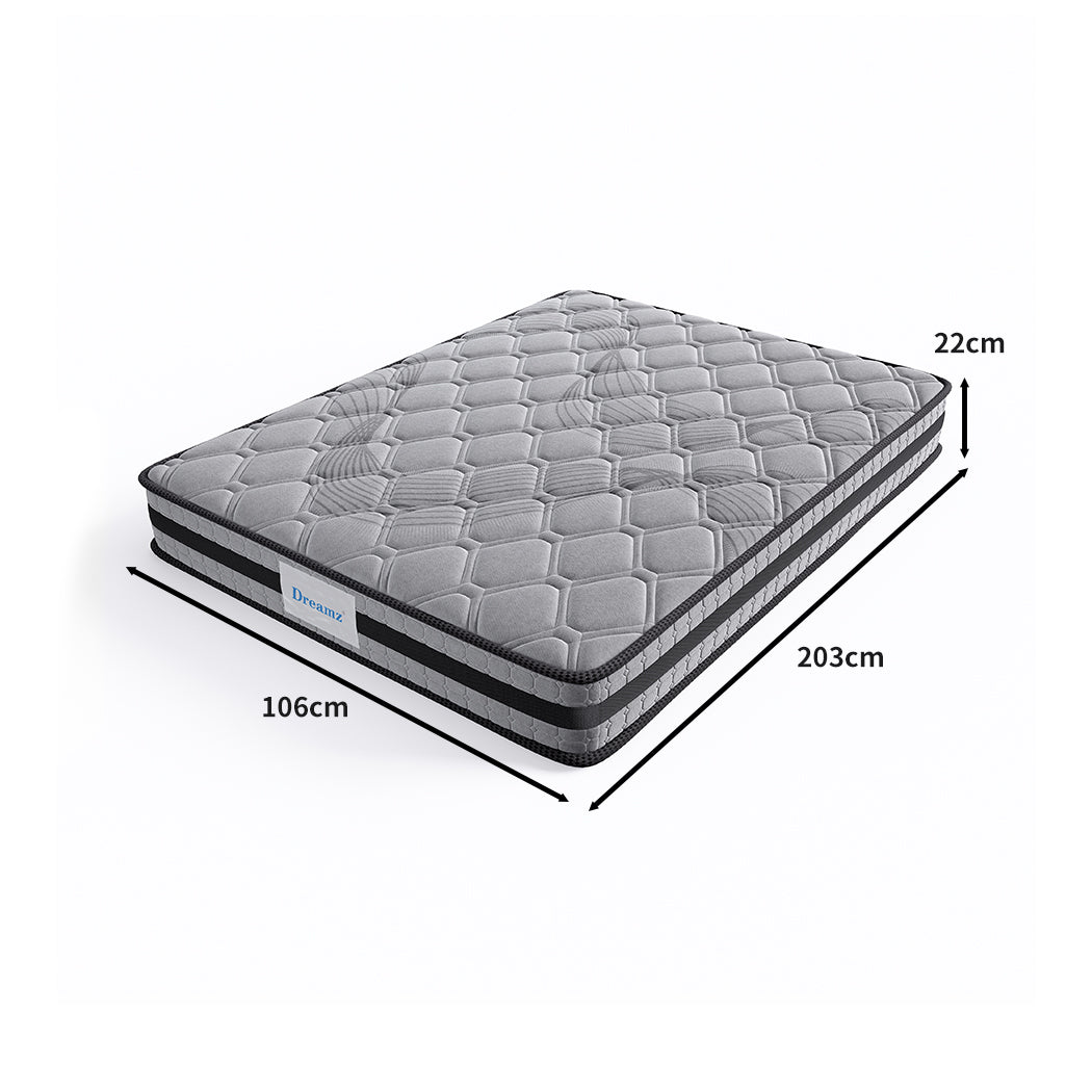 Dreamz Spring Mattress Bed Pocket Egg King Single-2006733089707003906