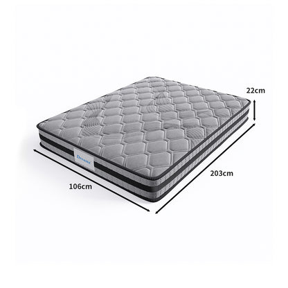 Dreamz Spring Mattress Bed Pocket Egg King Single-1954802851700150274