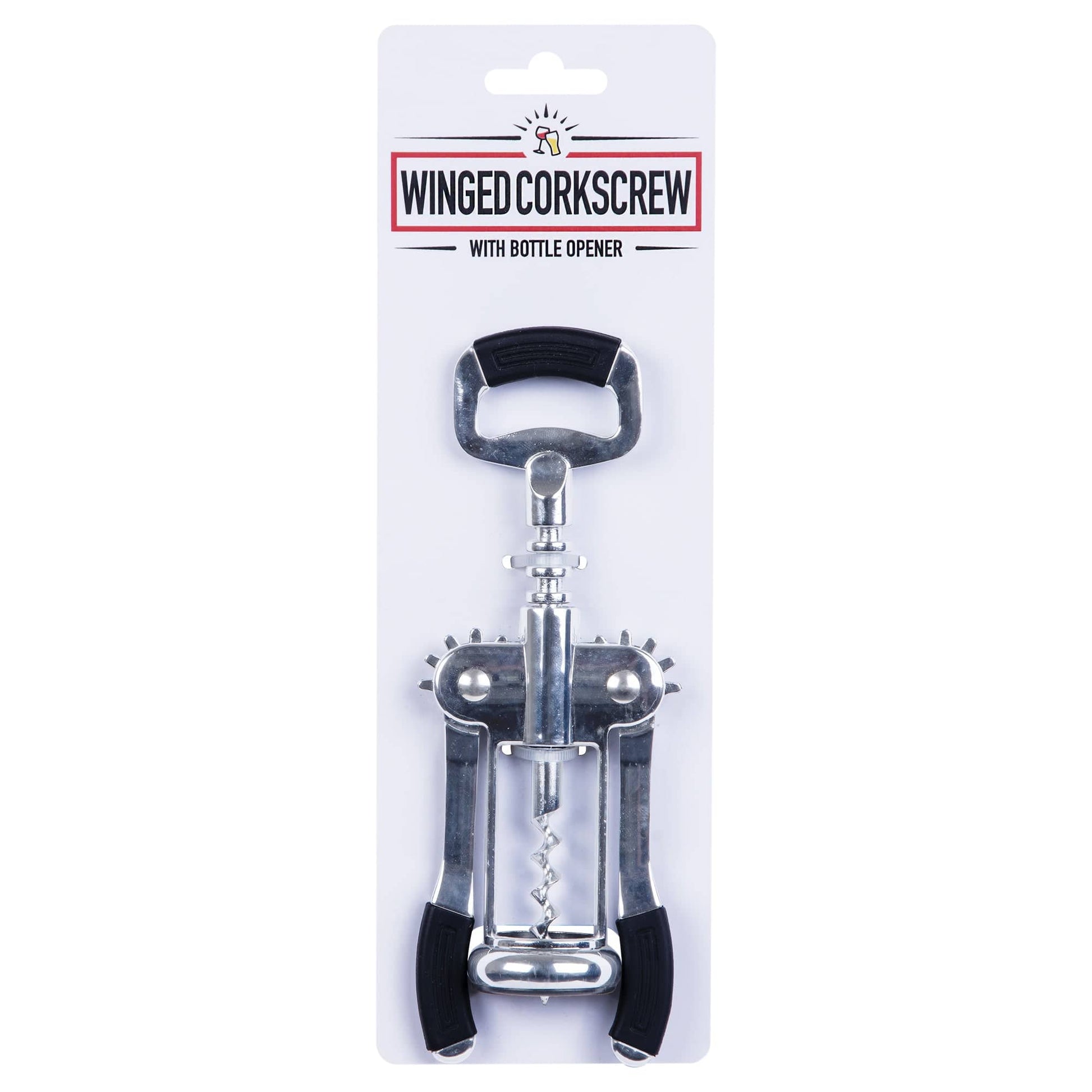 Winged Corkscrew Bottle Opener - 01