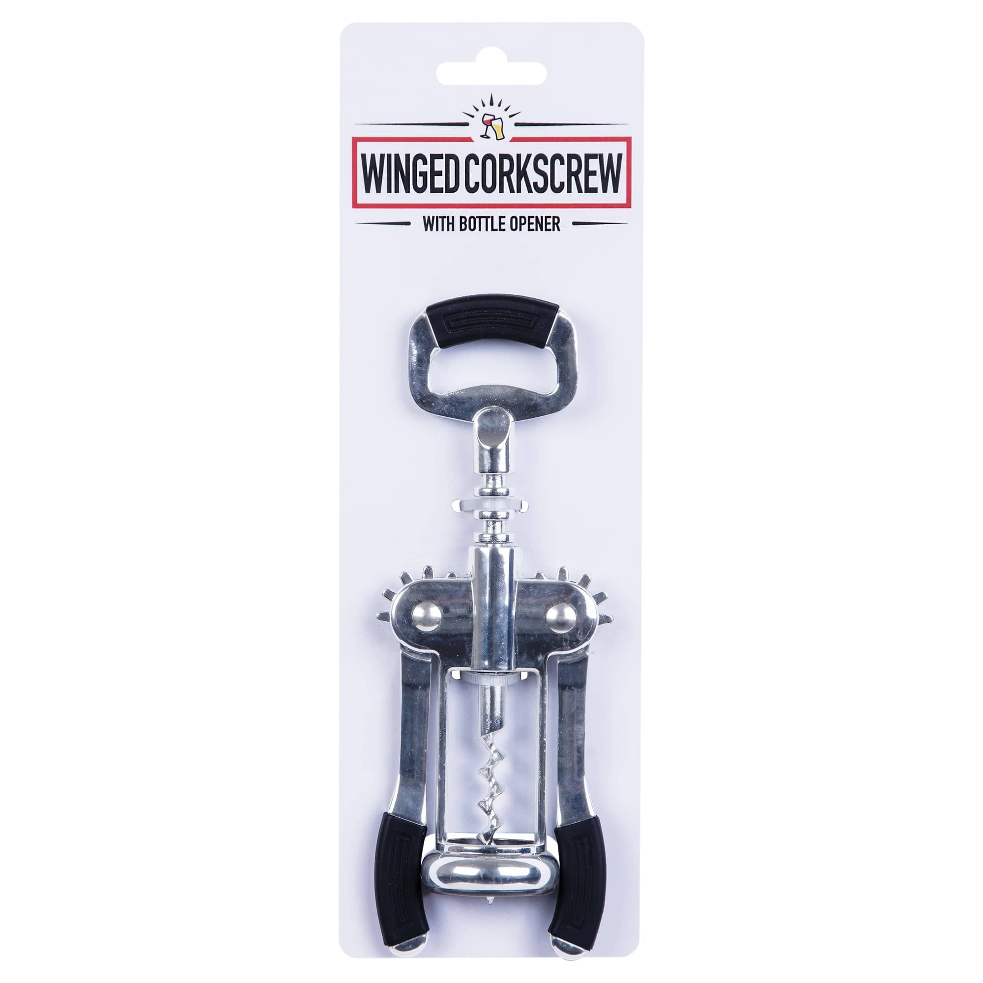 Winged Corkscrew Bottle Opener - 01