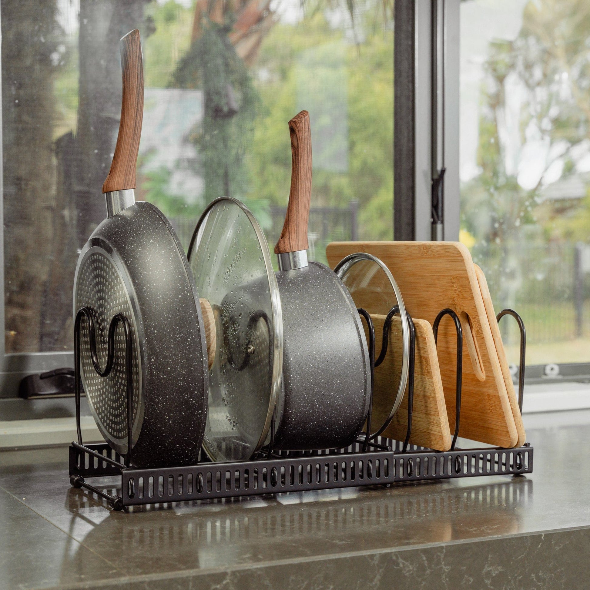 Livingtoday Expandable Pan Organiser - 02