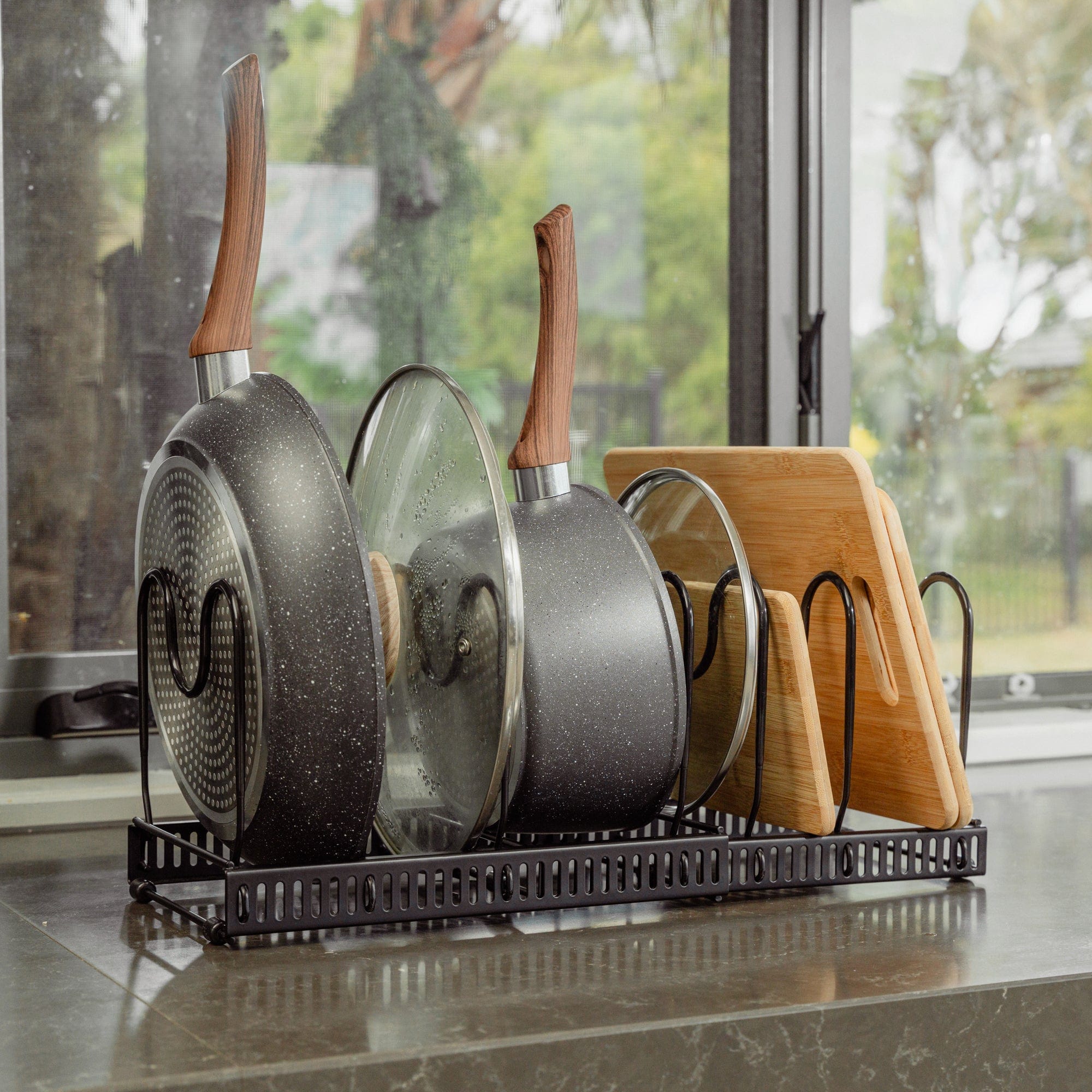 Livingtoday Expandable Pan Organiser - 02