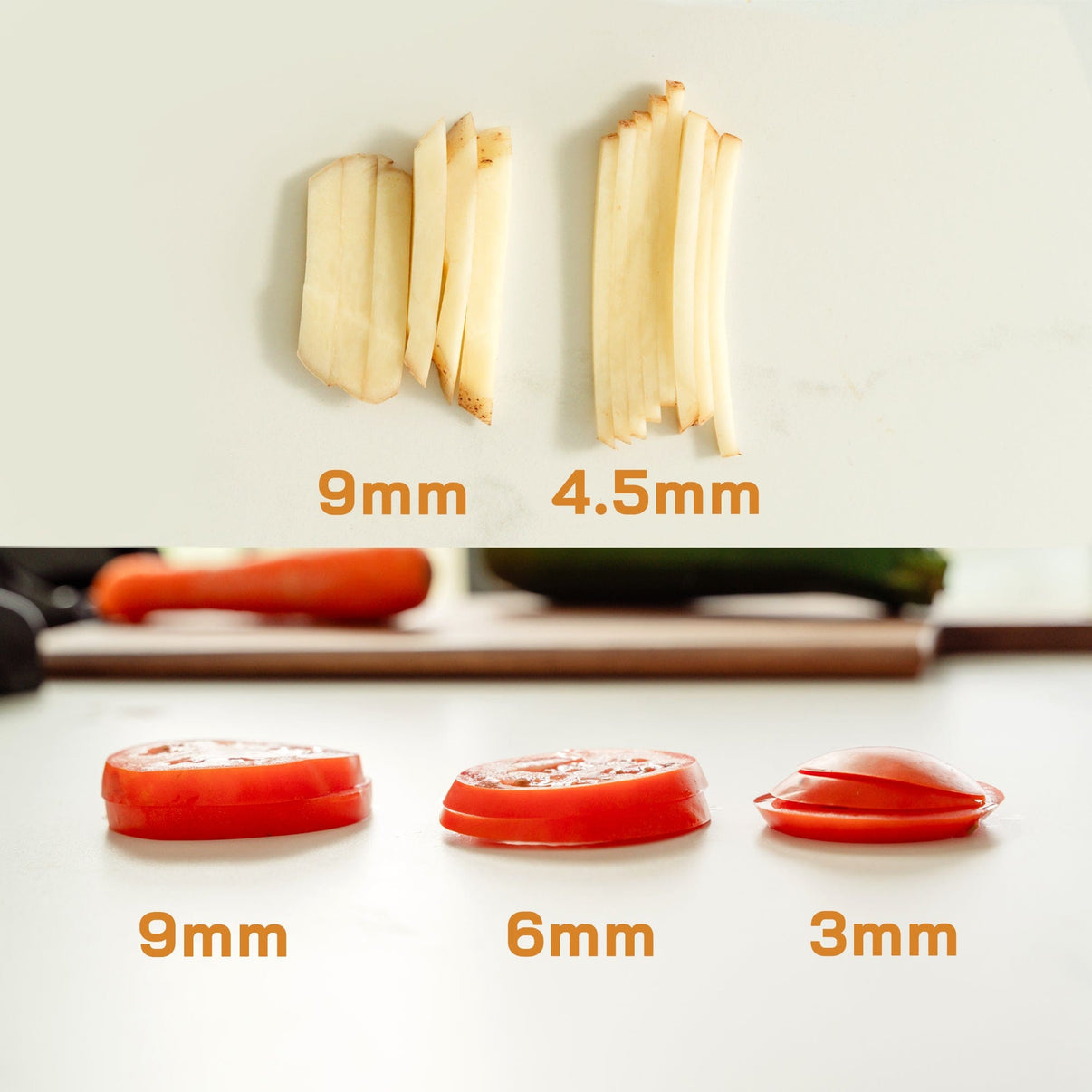3 In 1 Mandolin Slicer Stainless Steel Blade Bowl Fit - 04