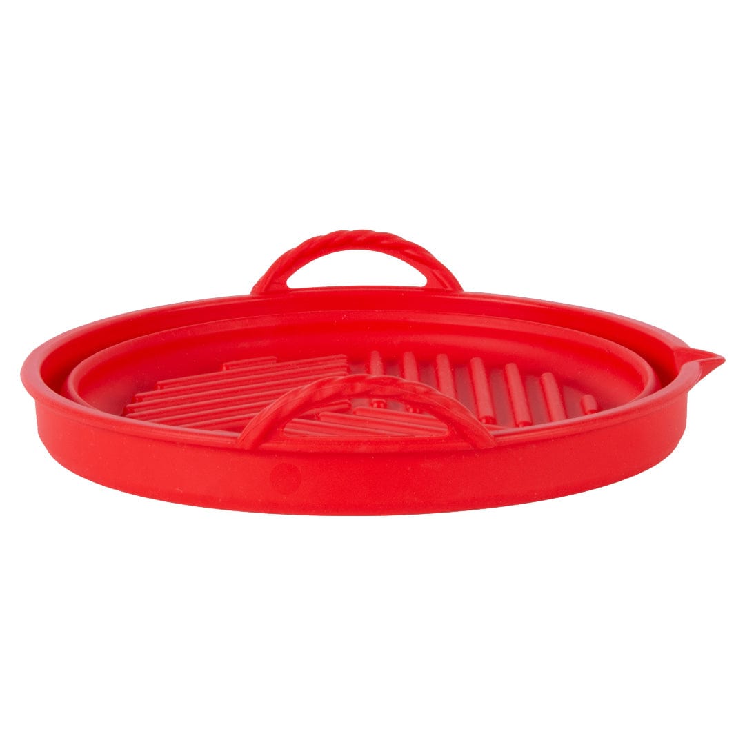 Collapsible Silicone Air Fryer Oven Microwave Liner Round - 07
