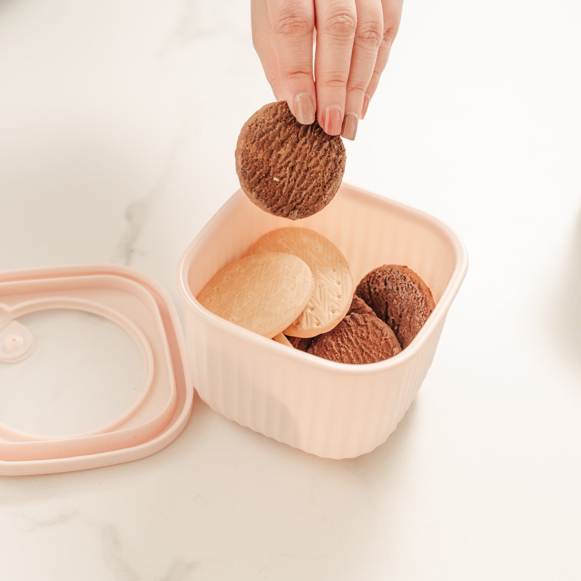 4 Pcs Cook Easy Square Nested Food Storage Set - 11