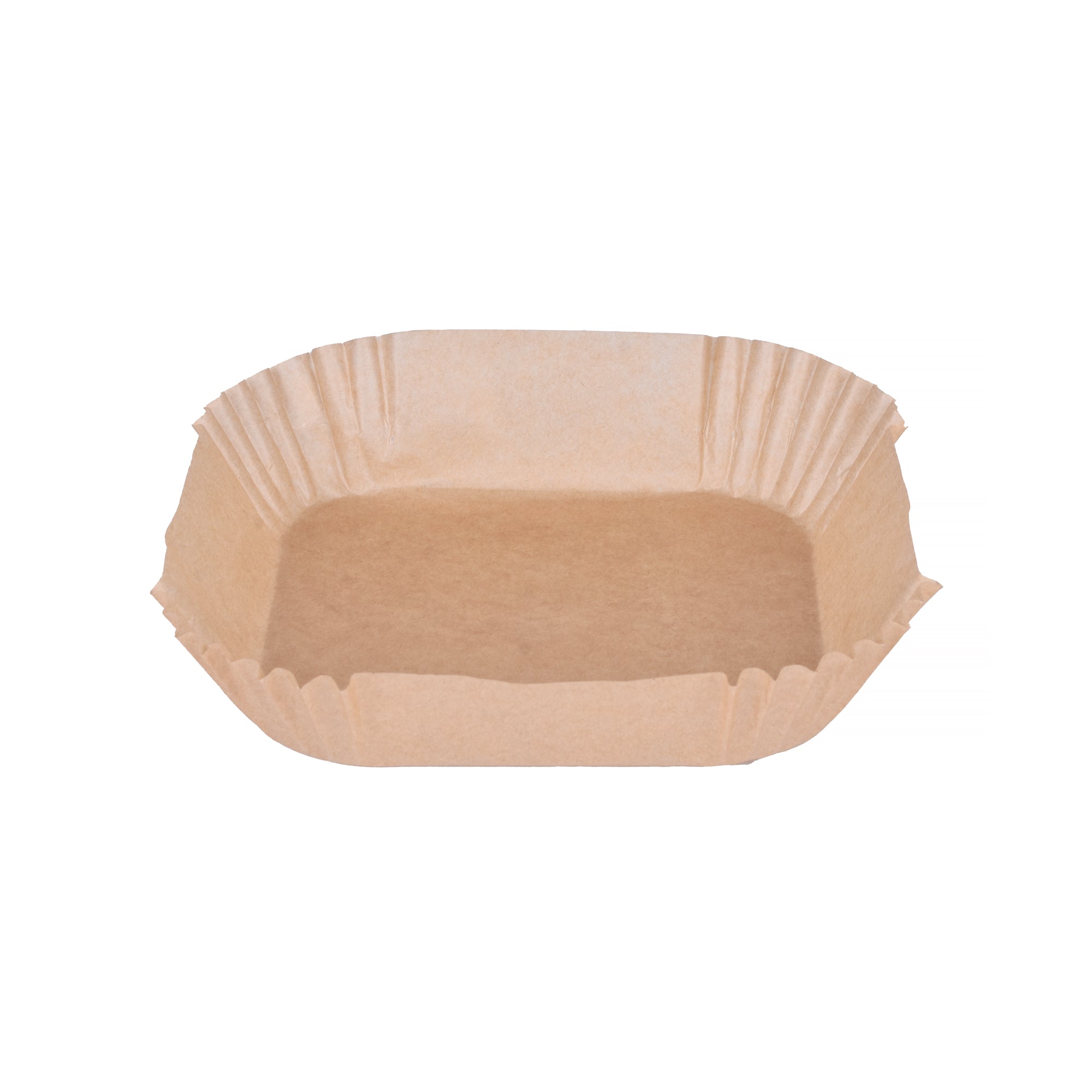 100 Pcs 20Cm Square Disposable Unbleached Silicone Paper Dish Air Fryer Liner - 10