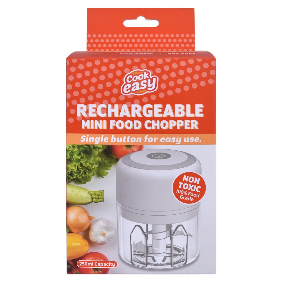 250Ml Cordless Usb Rechargeable Mini Food Chopper - 09