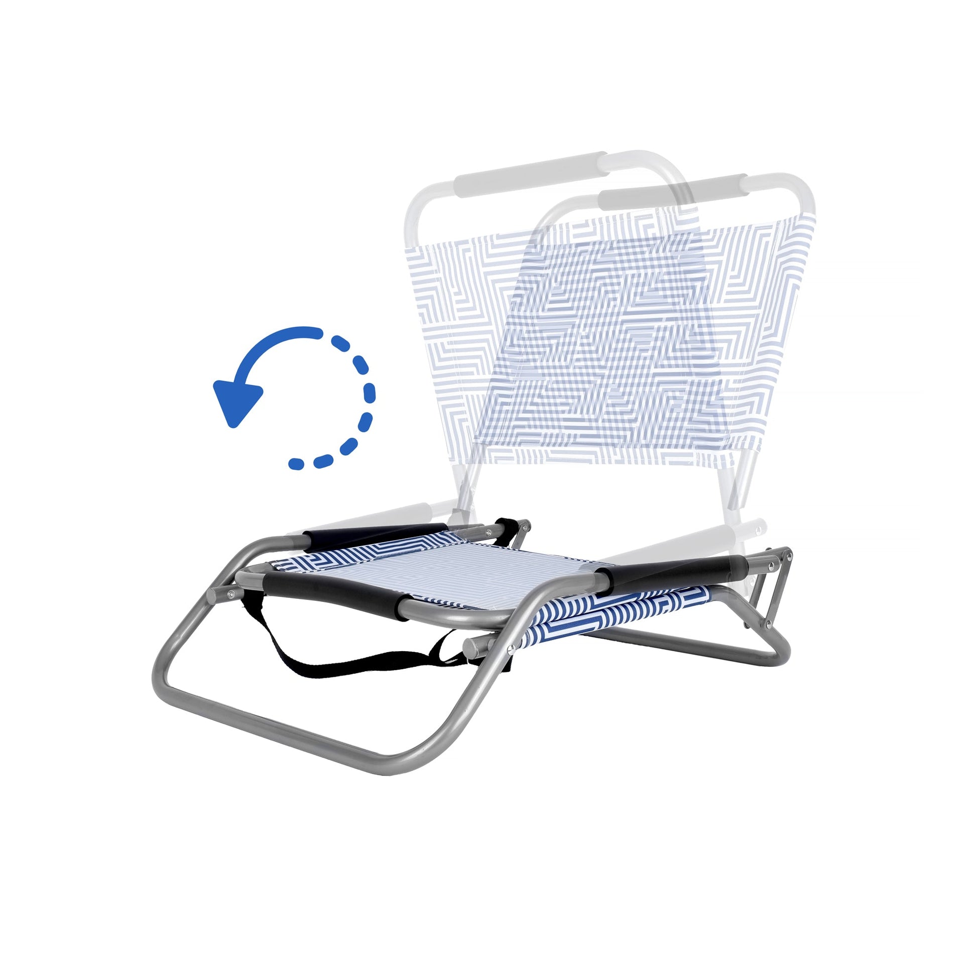 2 Pcs Lazy Dayz Foldable Beach Chair Makena - 05