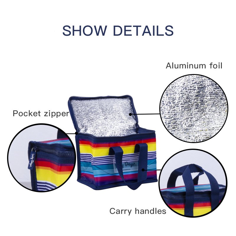 Food Safe Insulated Kids Lunch Box Cooler Rainbow - 07