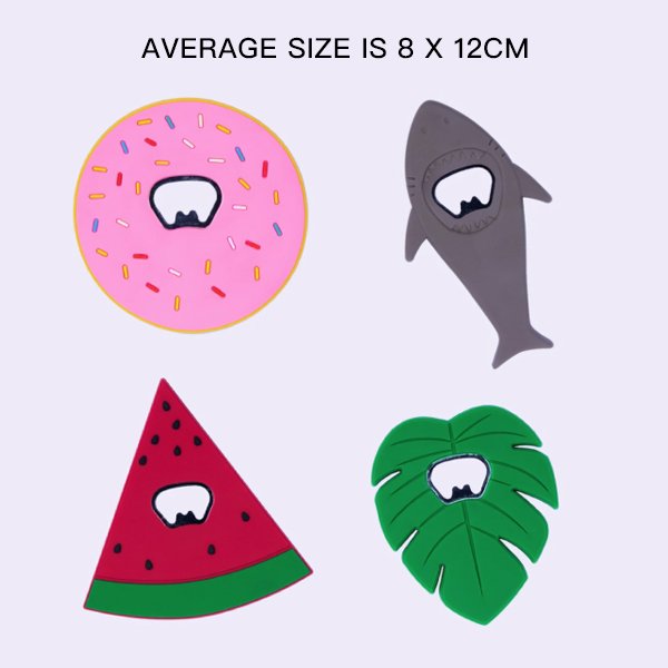 4 Pcs 12Cm Summer Essential Novelty Bottle Opener - 08