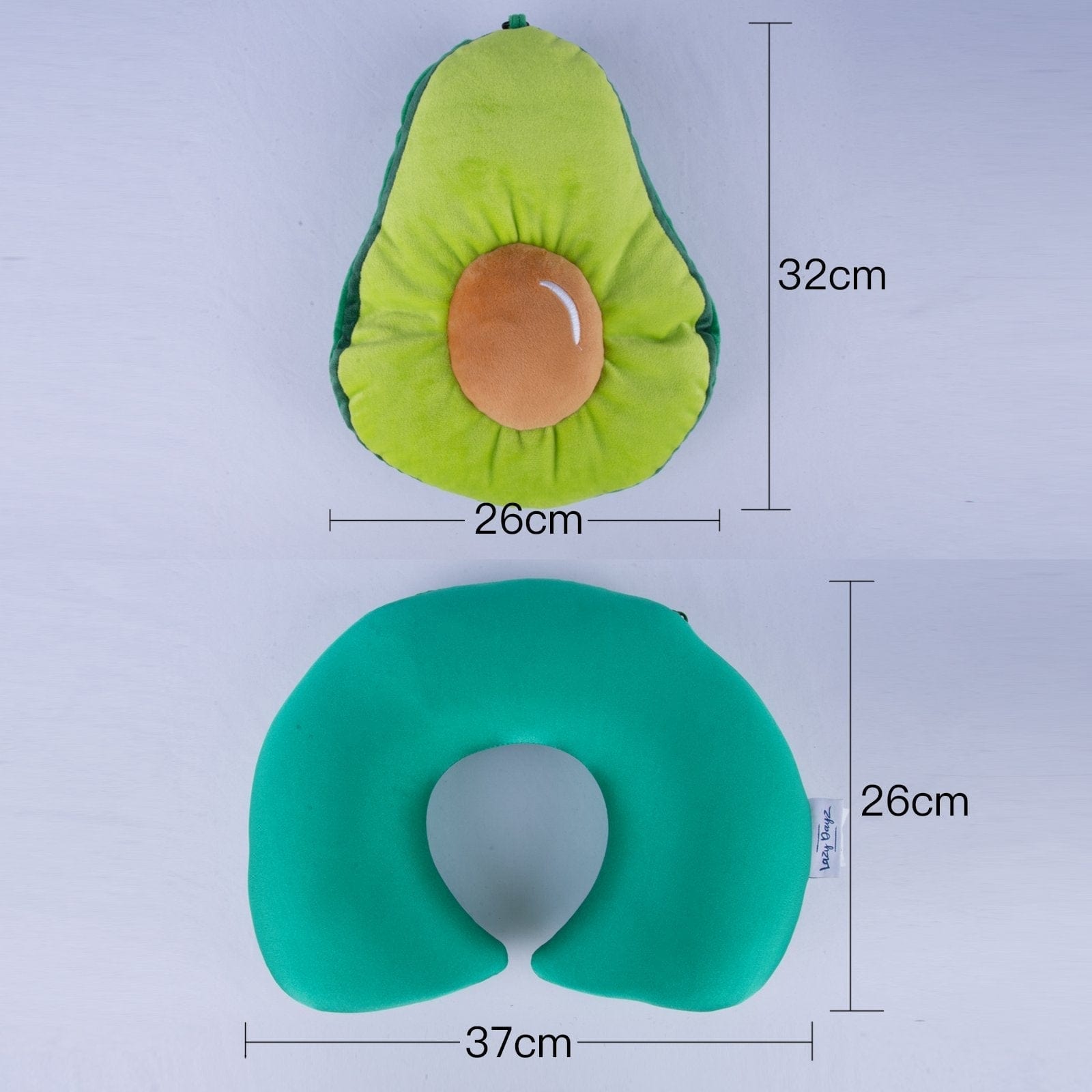 Two Way Reversible Microfibre Travel Pillow Avocado - 13