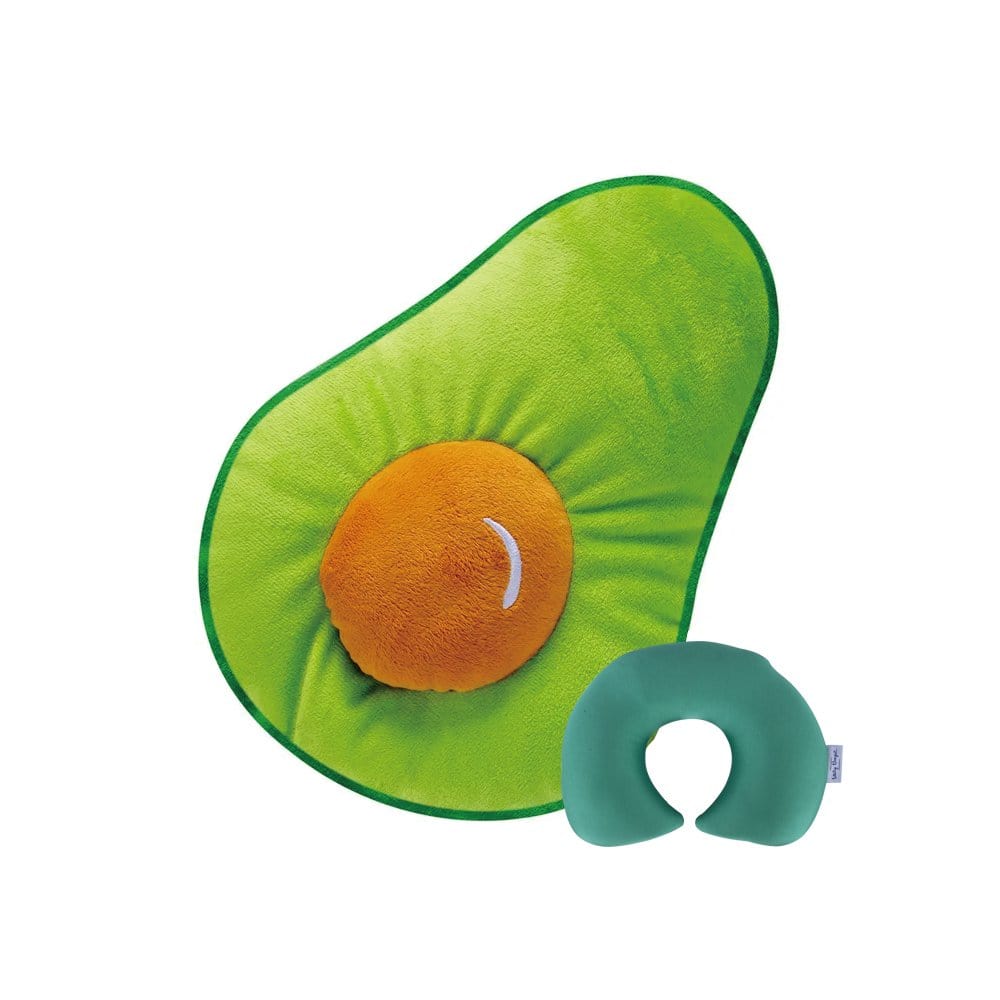 Two Way Reversible Microfibre Travel Pillow Avocado - 02
