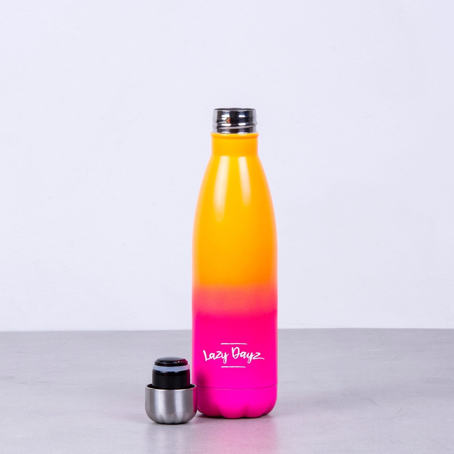 Lazy Dayz Daily Drink Bottle 500Ml Orange Pink Ombre - 10