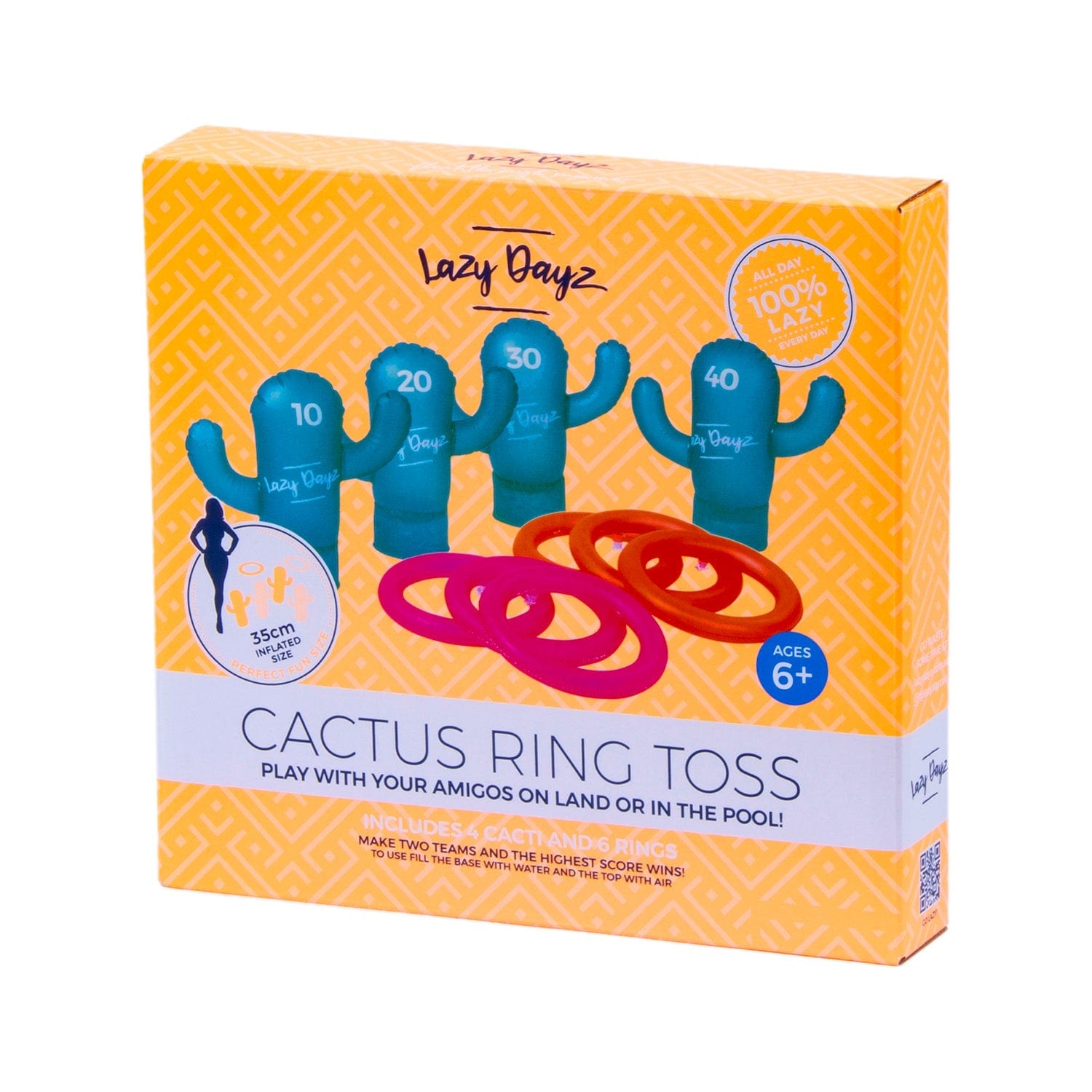 Lazy Dayz Inflatable Cactus Ring Toss - 02