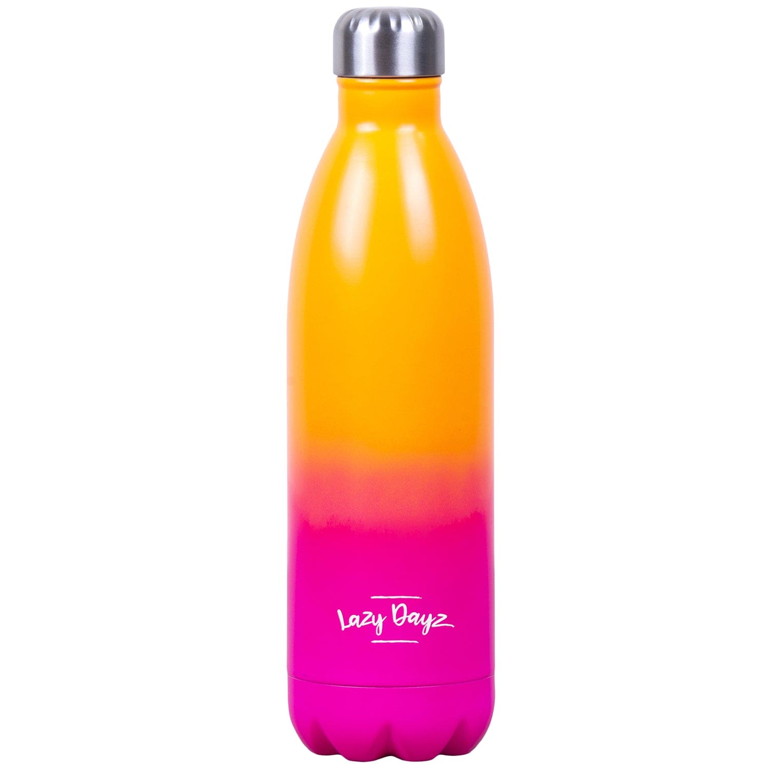 Lazy Dayz Jumbo Drink Bottle 1L Orange Pink Ombre - 02