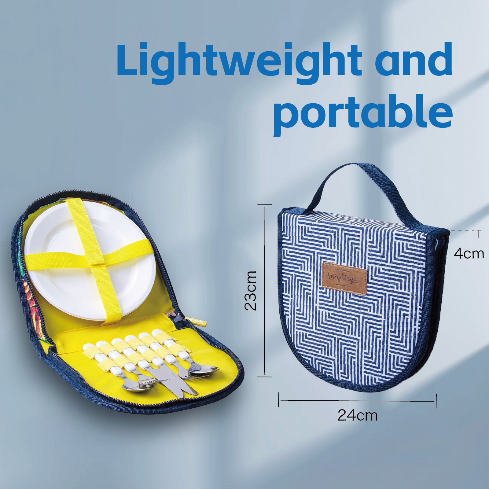 Lazy Dayz Picnic Cutlery Wallet Set Makena - 09