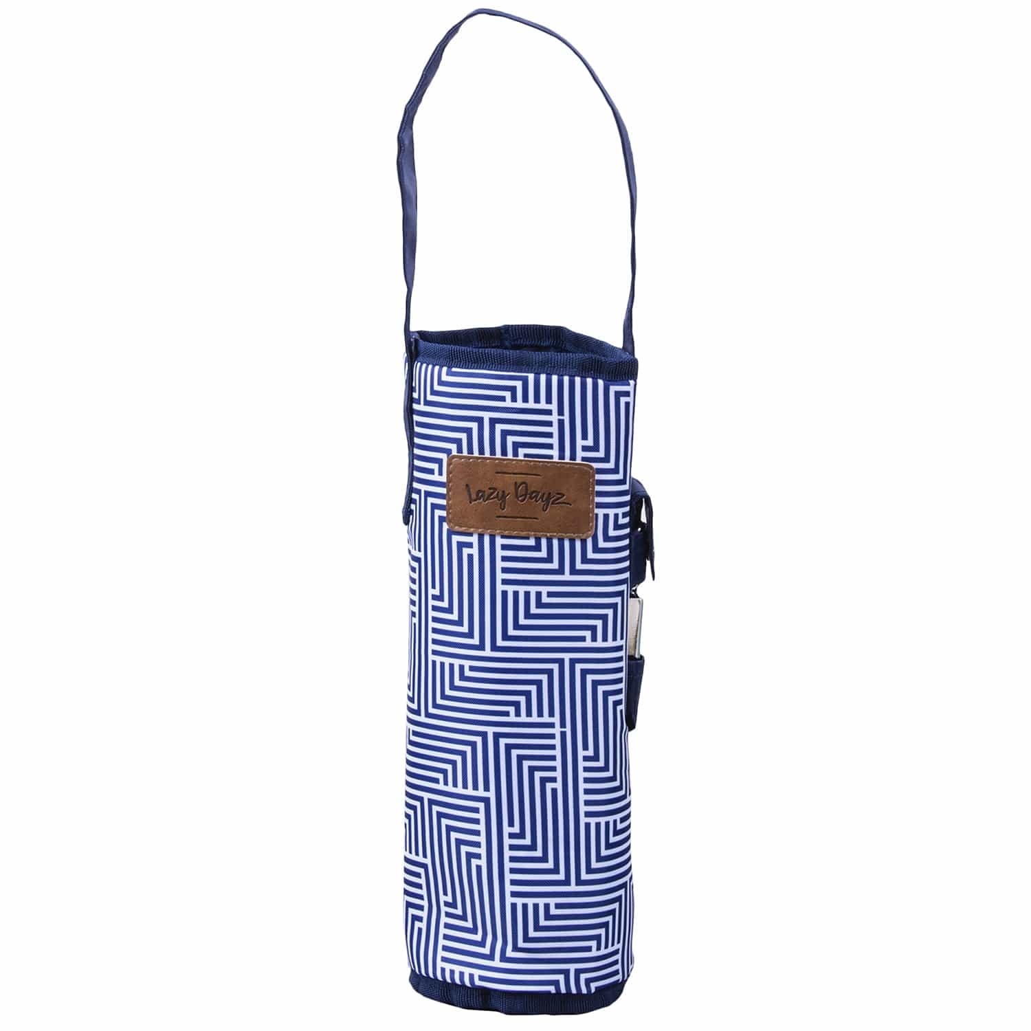 Lazy Dayz Insulated Wine Bottle Tote Makena - 01